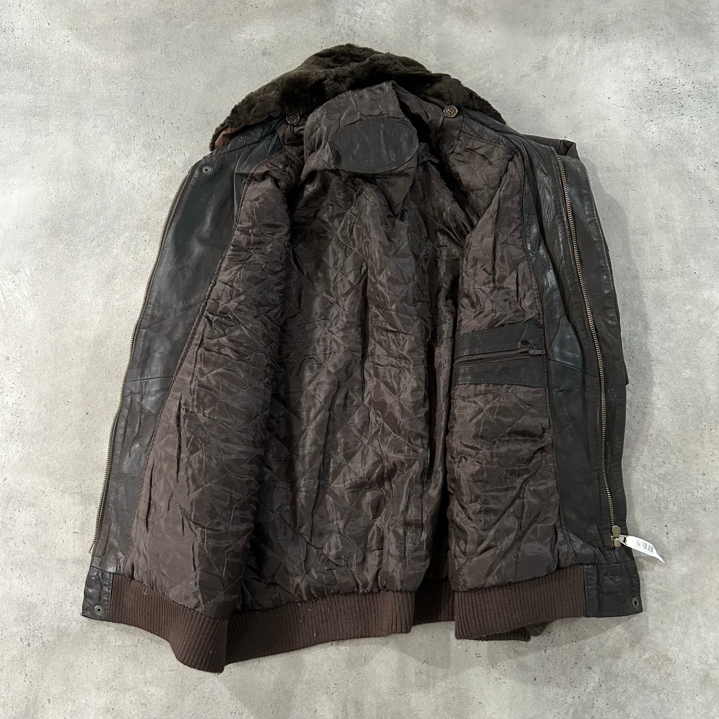 Vintage 70s-90s Italy Military Flight Leather Jackets