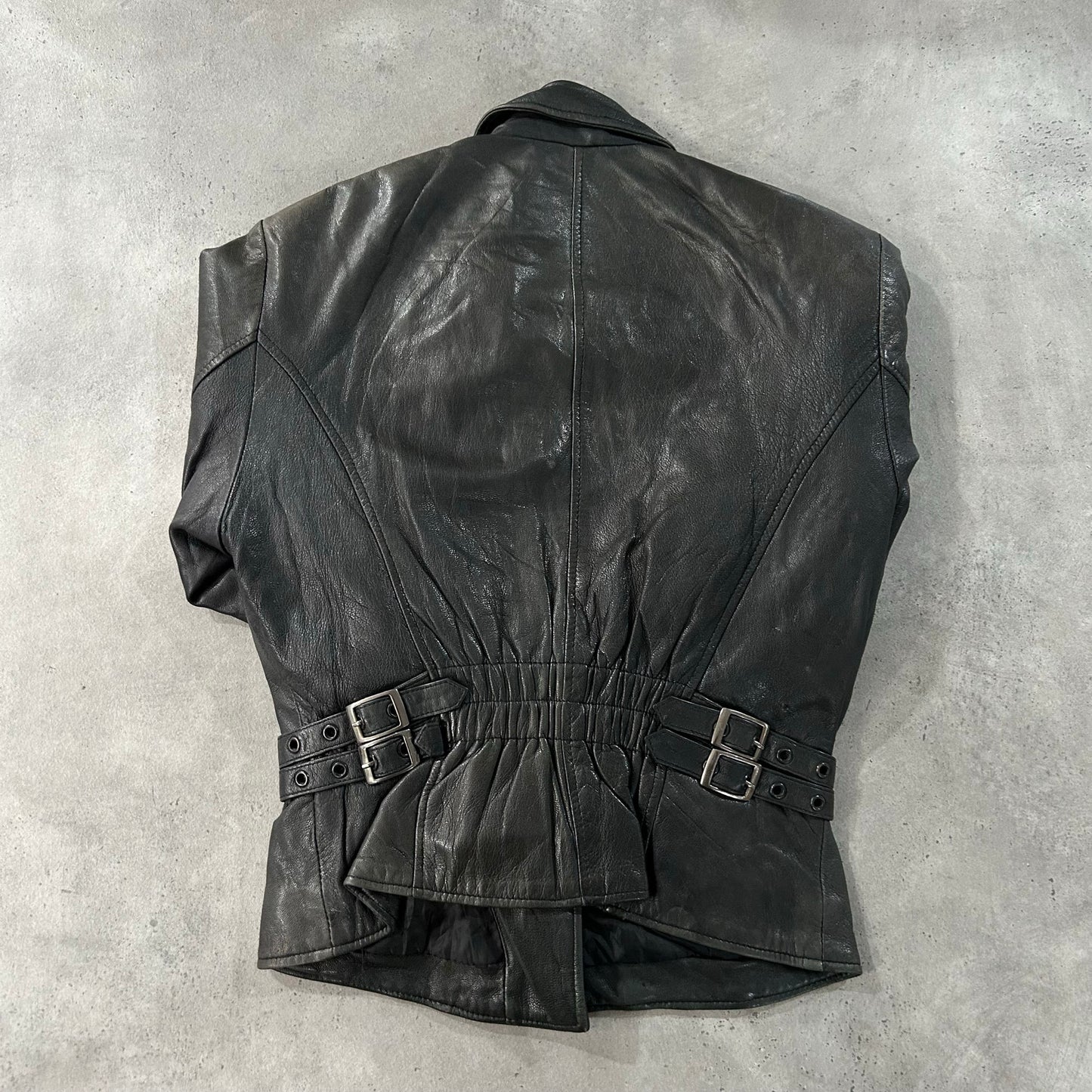 Vintage 70s-90s Germany Double Rider Leather Jackets