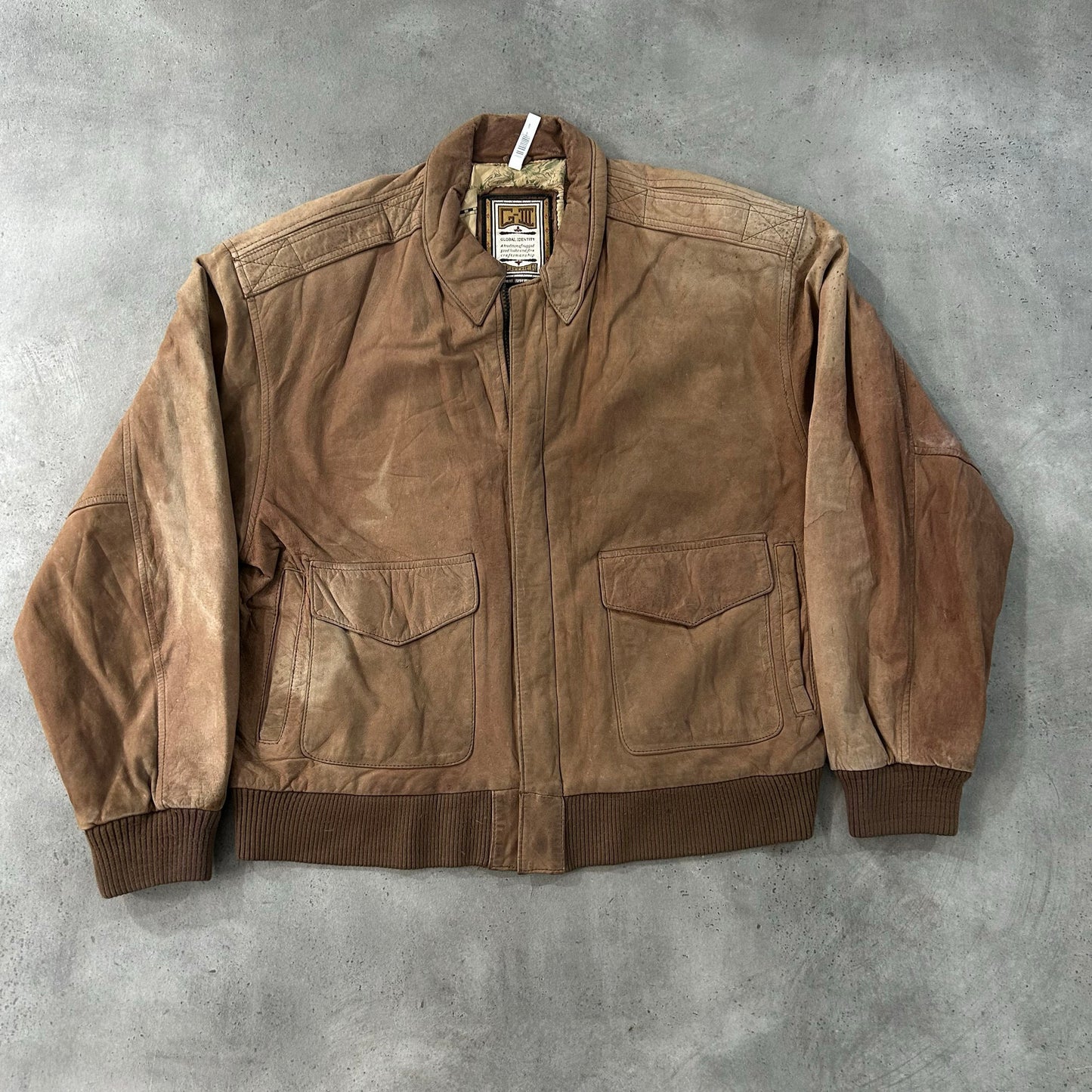 Vintage 70s-90s South Korea Military A-2 Leather Jackets