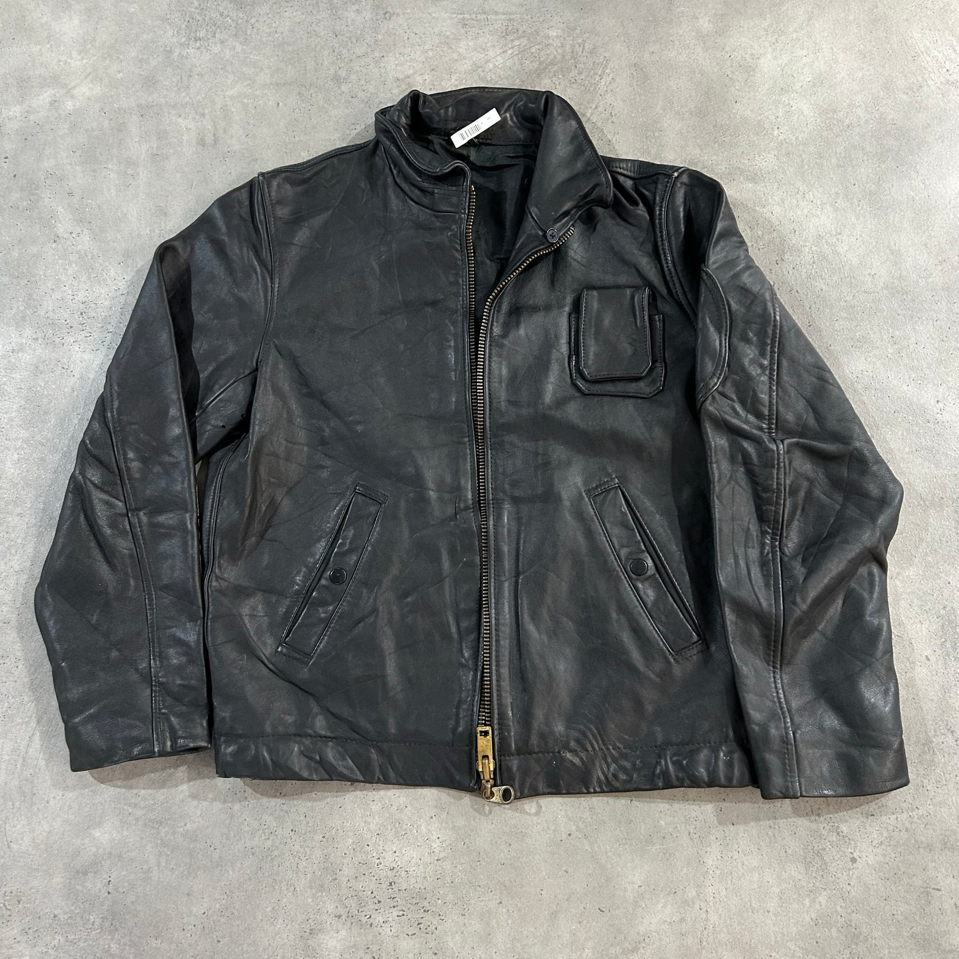 Vintage 70s-90s France Military Leather Jackets