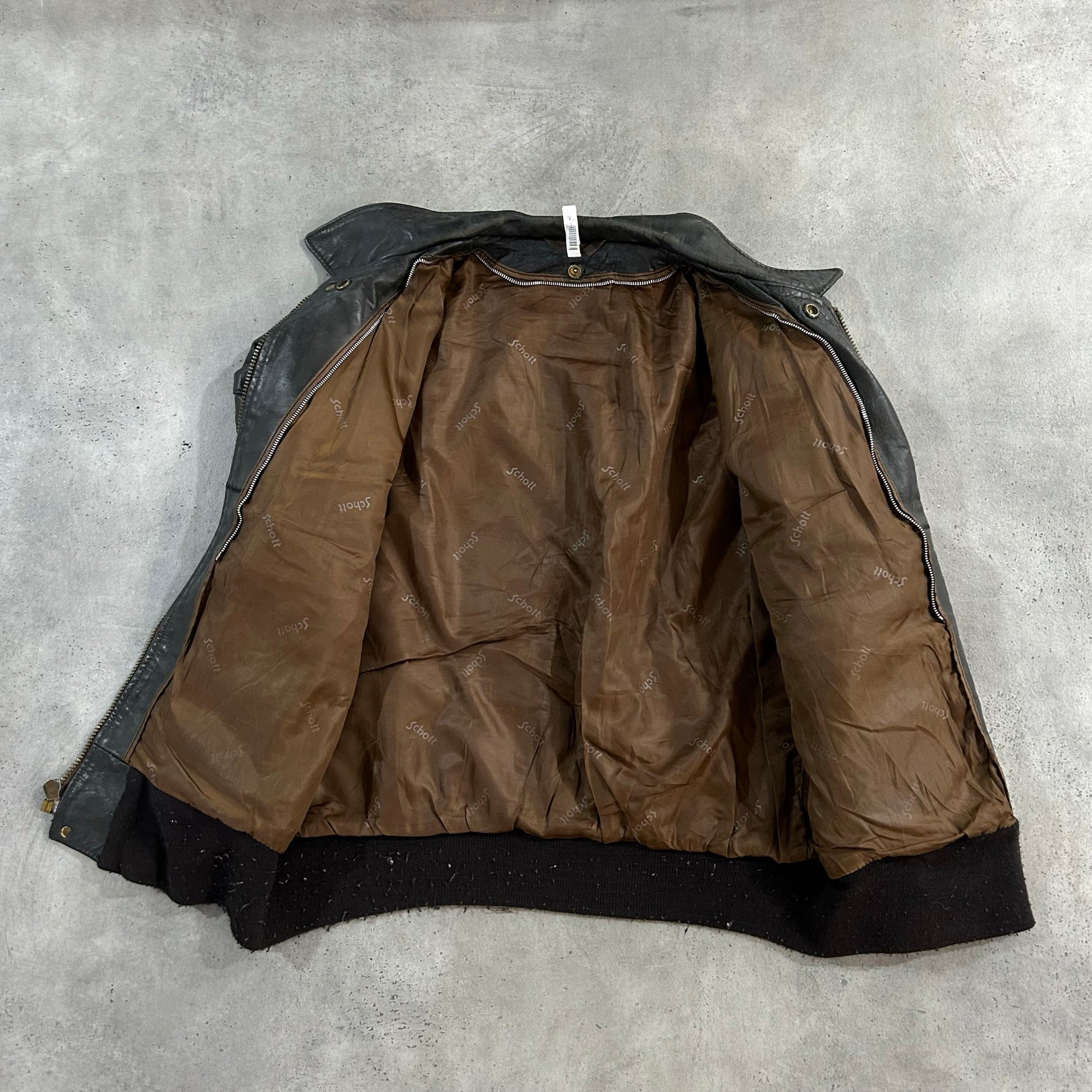 Vintage 70s-90s USA Schott Military A-2 Leather Jackets