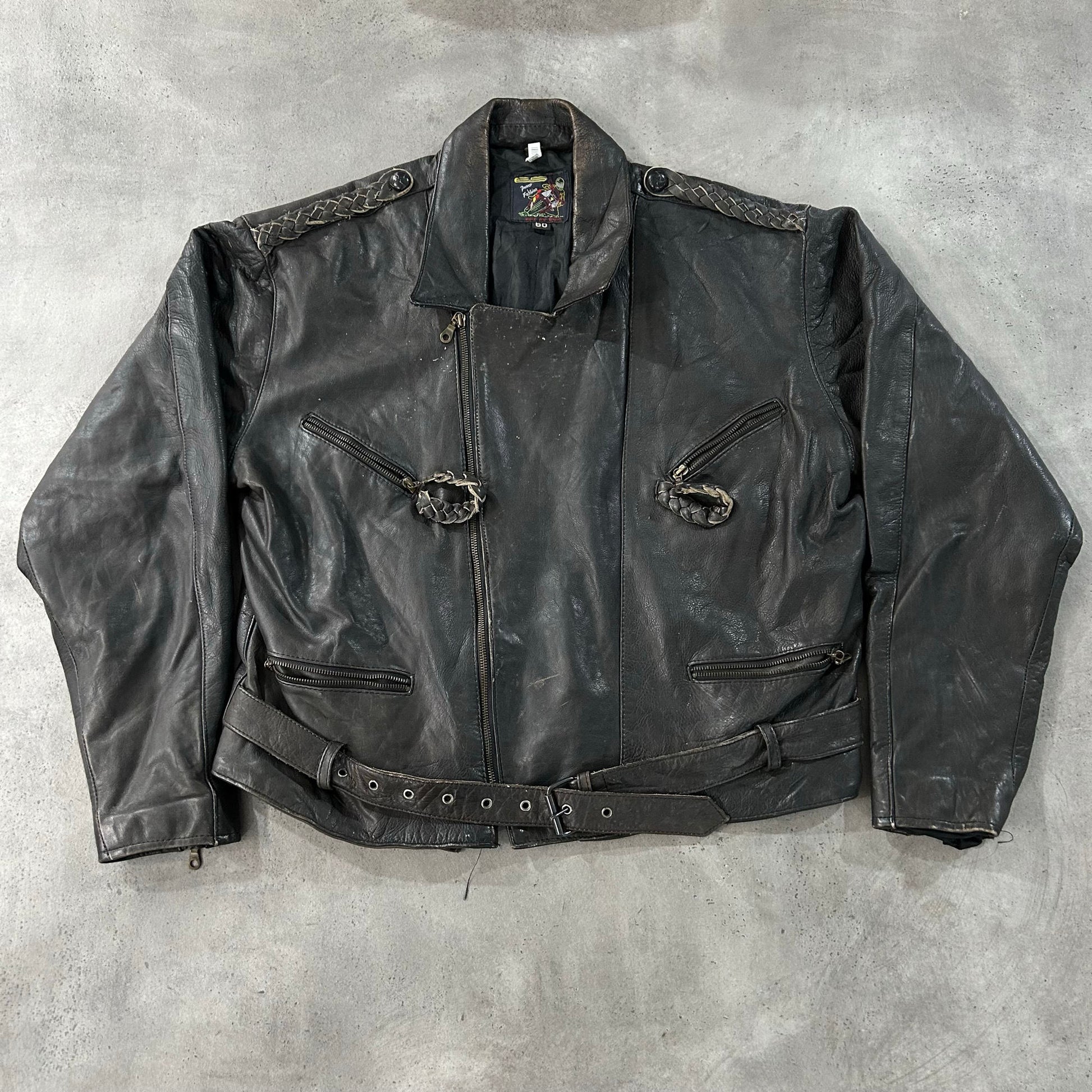 Vintage 70s-90s Double Rider Leather Jackets