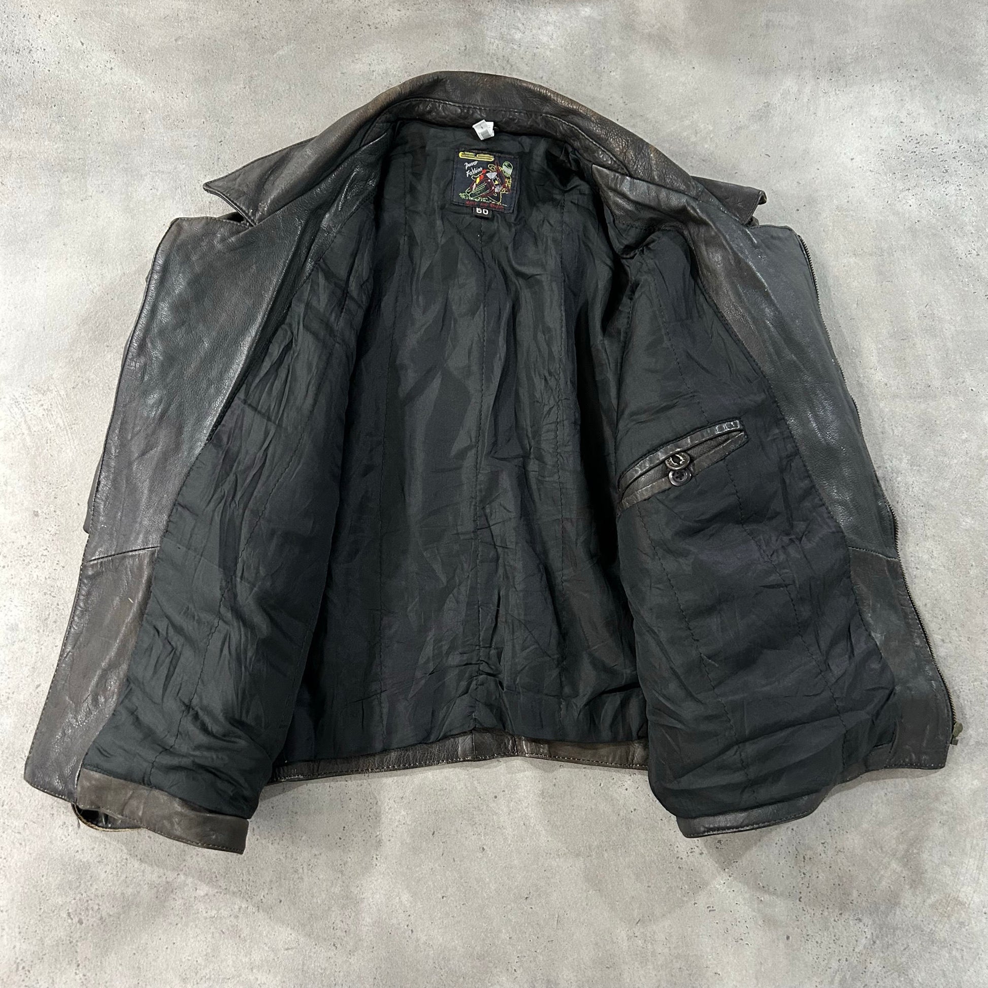 Vintage 70s-90s Double Rider Leather Jackets