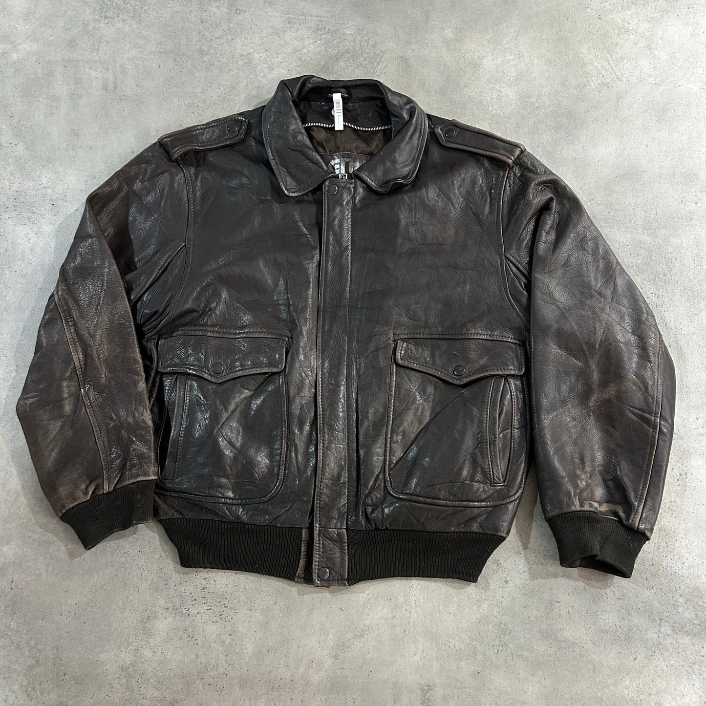 Vintage 70s-90s Germany Military A-2 Leather Jackets