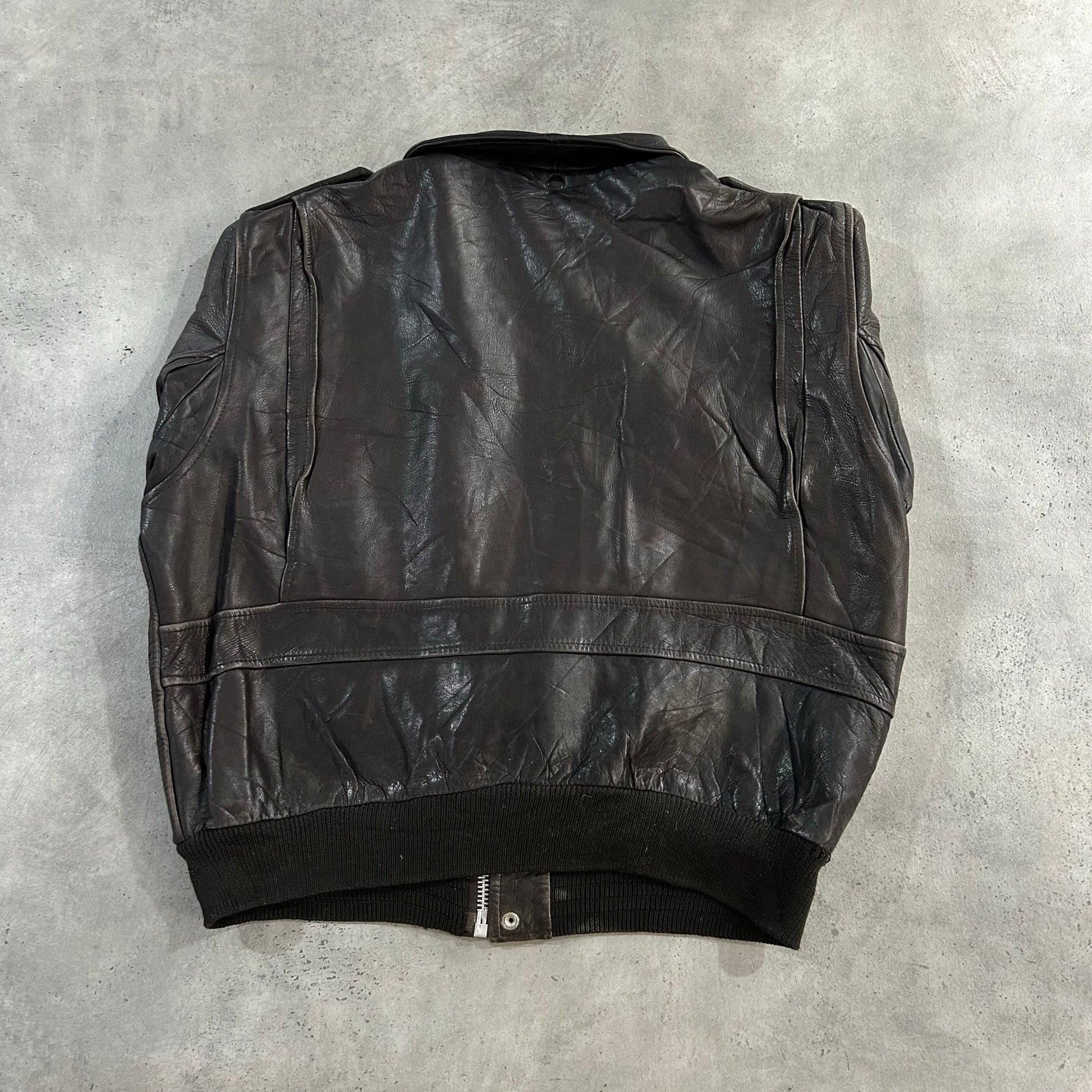 Vintage 70s-90s Germany Military A-2 Leather Jackets