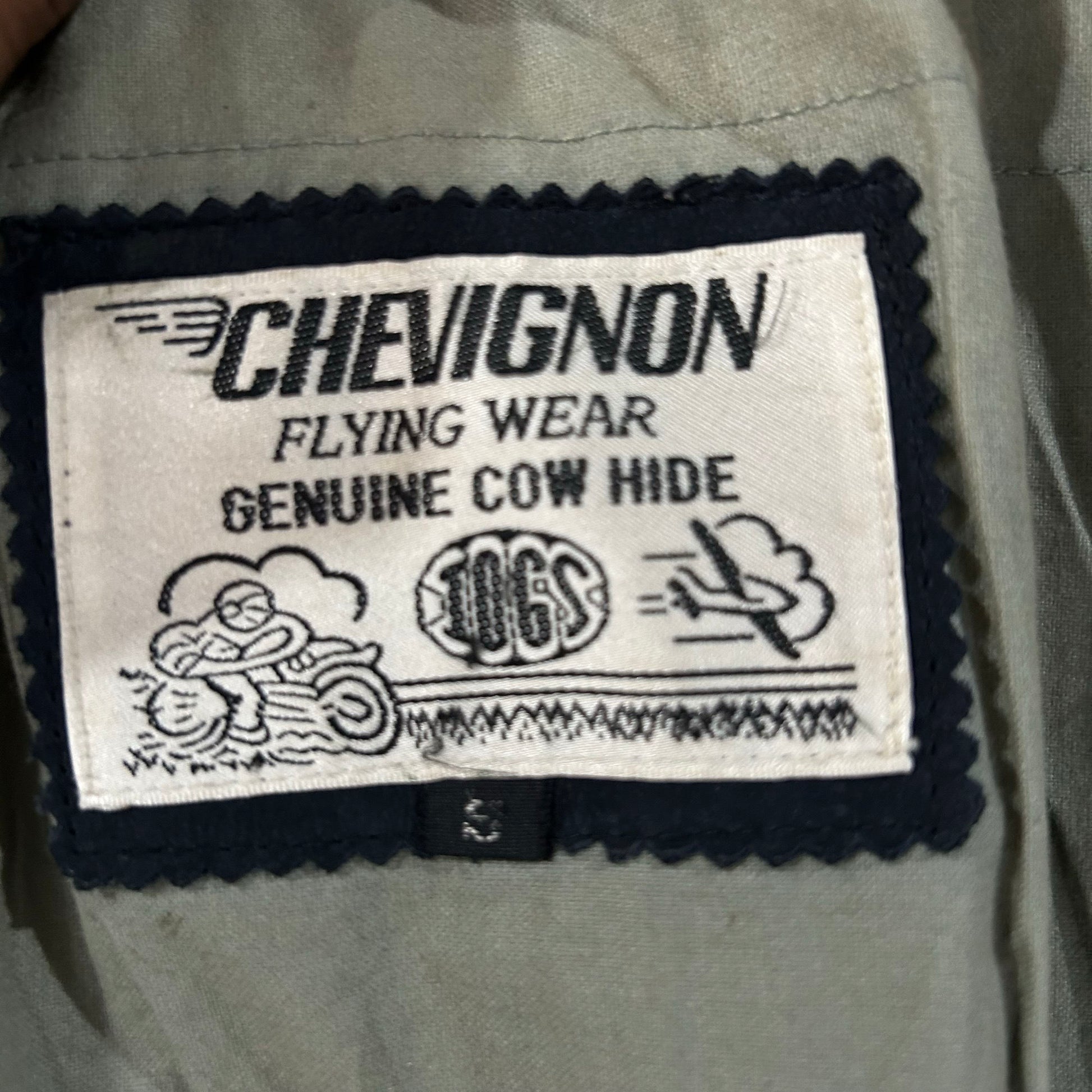 Vintage 70s-90s France Chevignon Retro Flight Leather Jackets