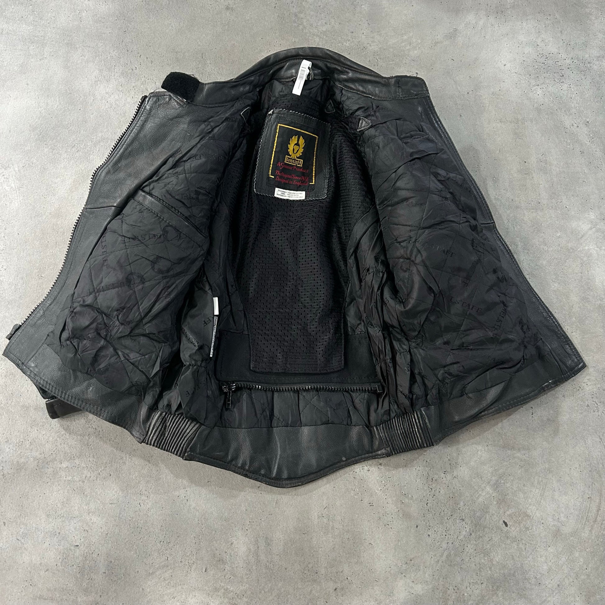 Vintage Italy Belstaff Pre-owned Luxury Motorcycle Leather Jackets