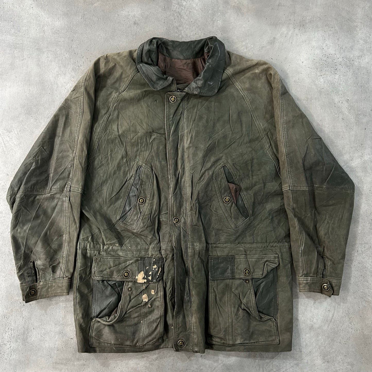 Vintage 70s-90s France Mid-Length Leather Jackets