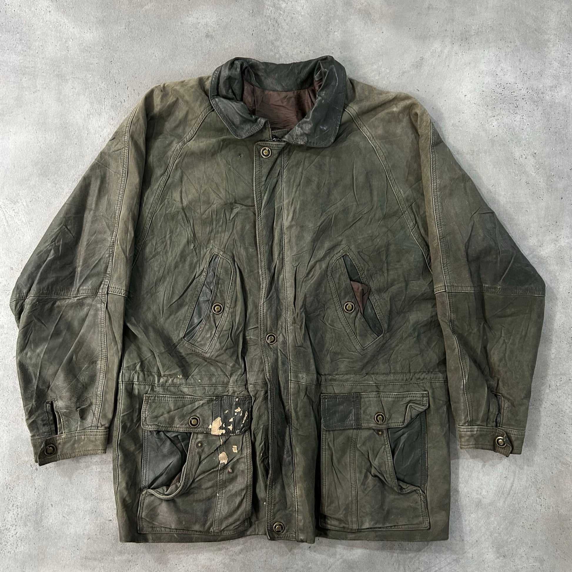 Vintage 70s-90s France Mid-Length Leather Jackets