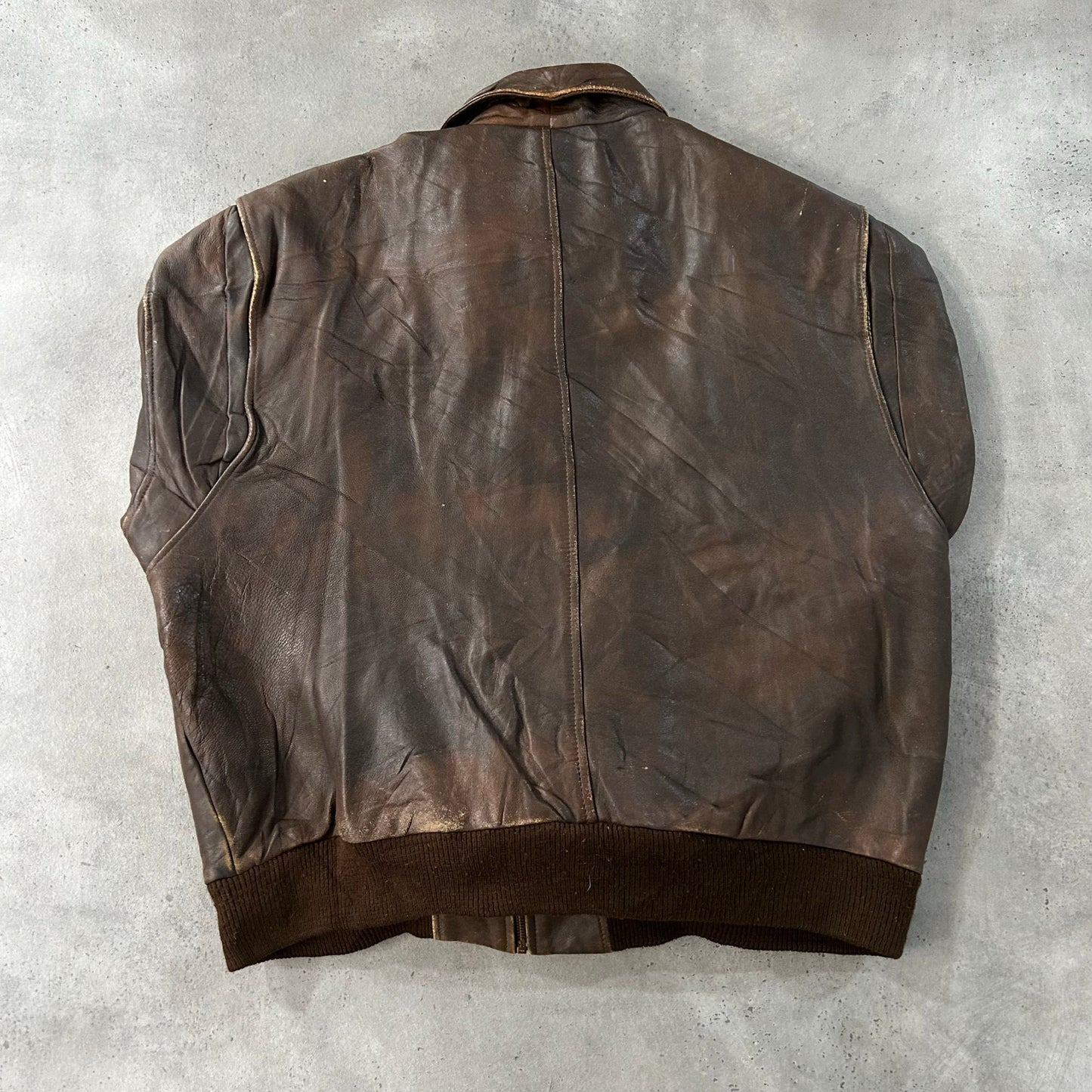 Vintage 70s-90s France Retro A-2 Leather Jackets