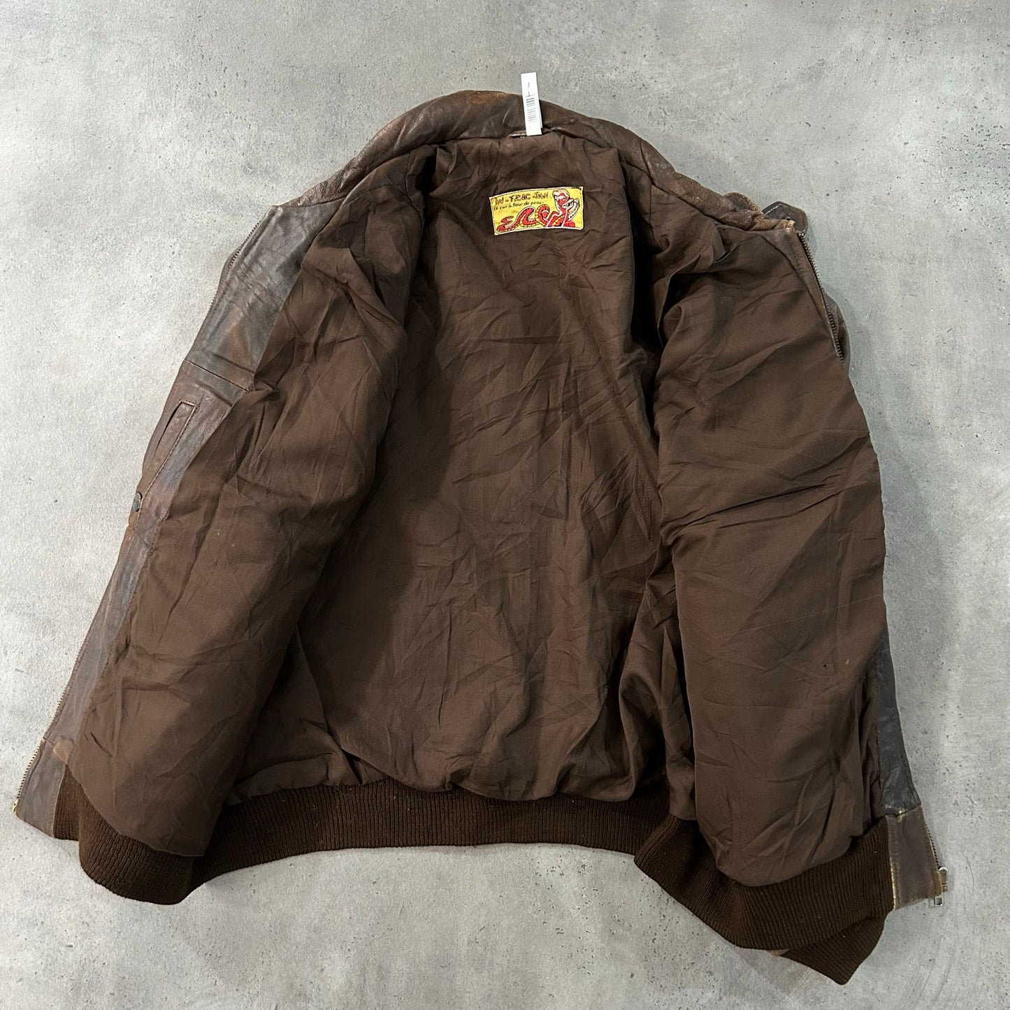 Vintage 70s-90s France Retro A-2 Leather Jackets