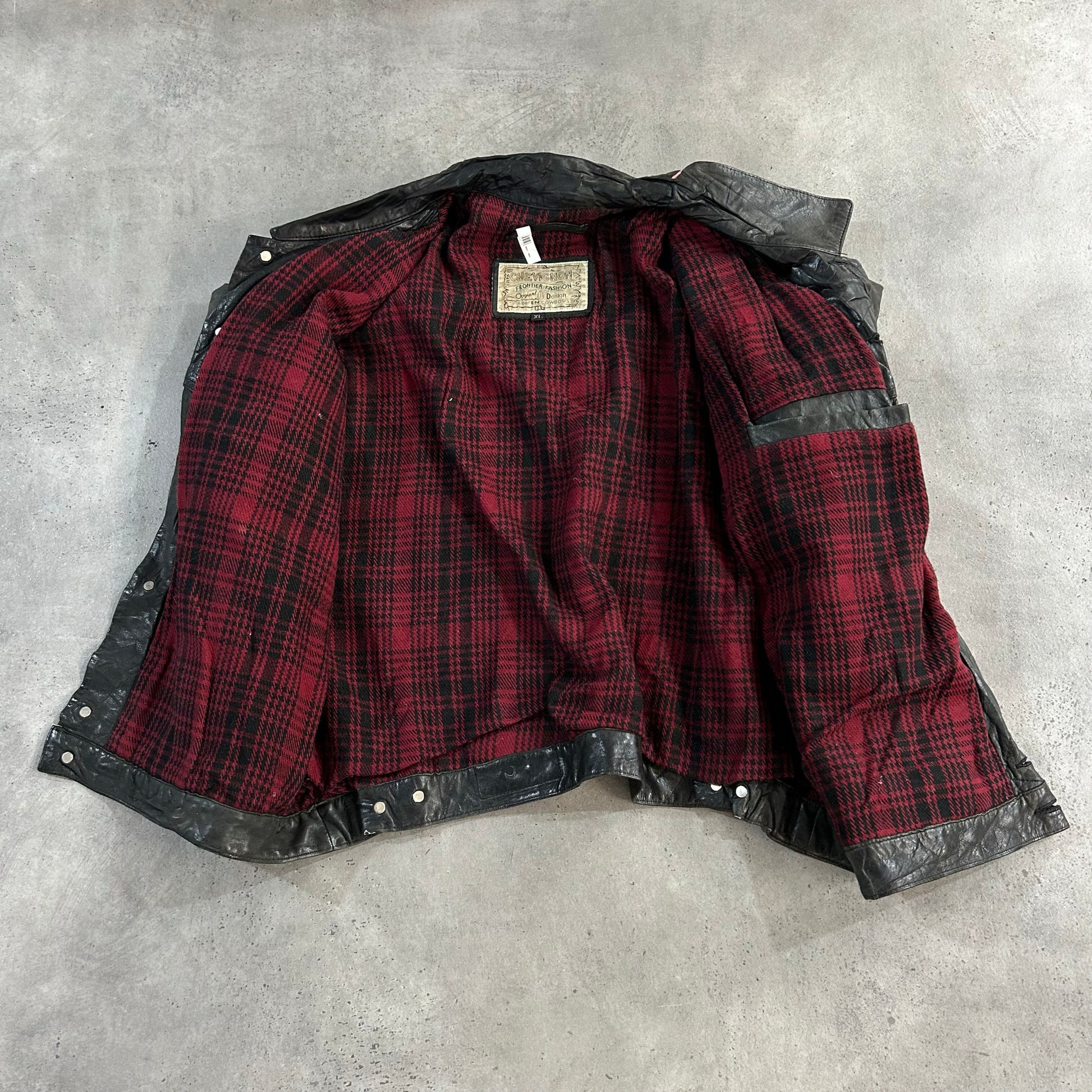 Vintage 70s-90s France Chevignon Retro Leather Jackets
