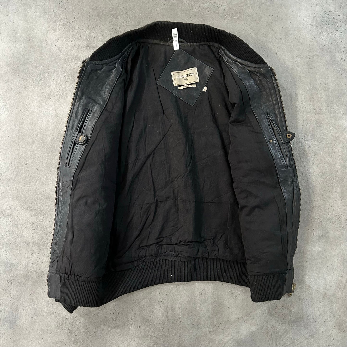 Vintage 70s-90s Chevignon Retro Flight Leather Jackets