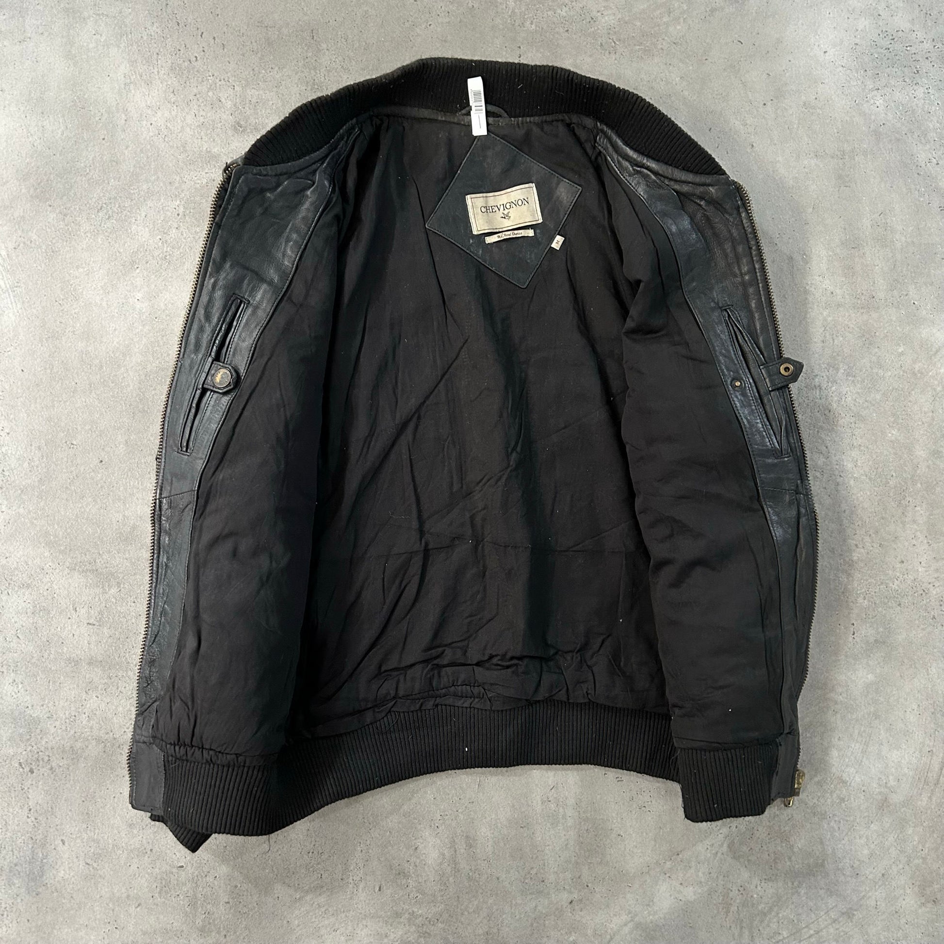 Vintage 70s-90s Chevignon Retro Flight Leather Jackets
