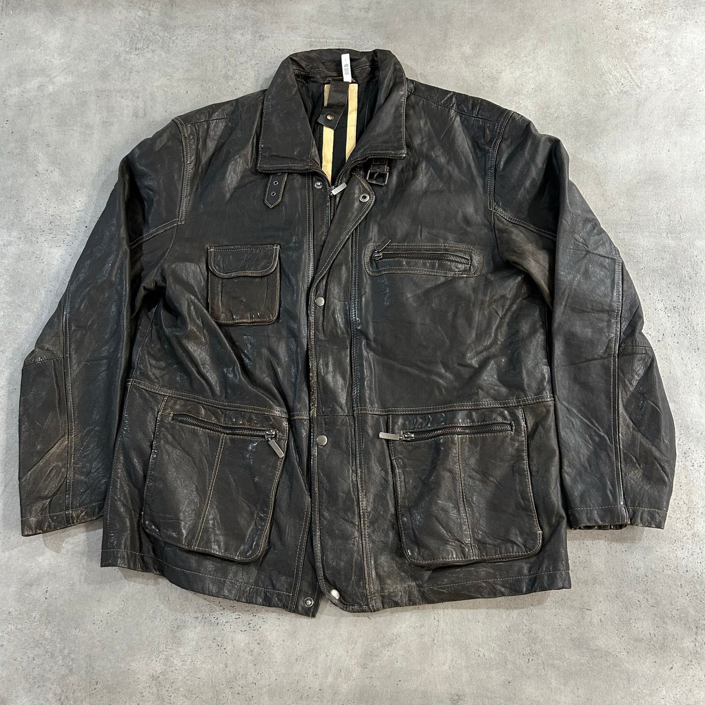 Vintage Mid-Length Leather Jackets