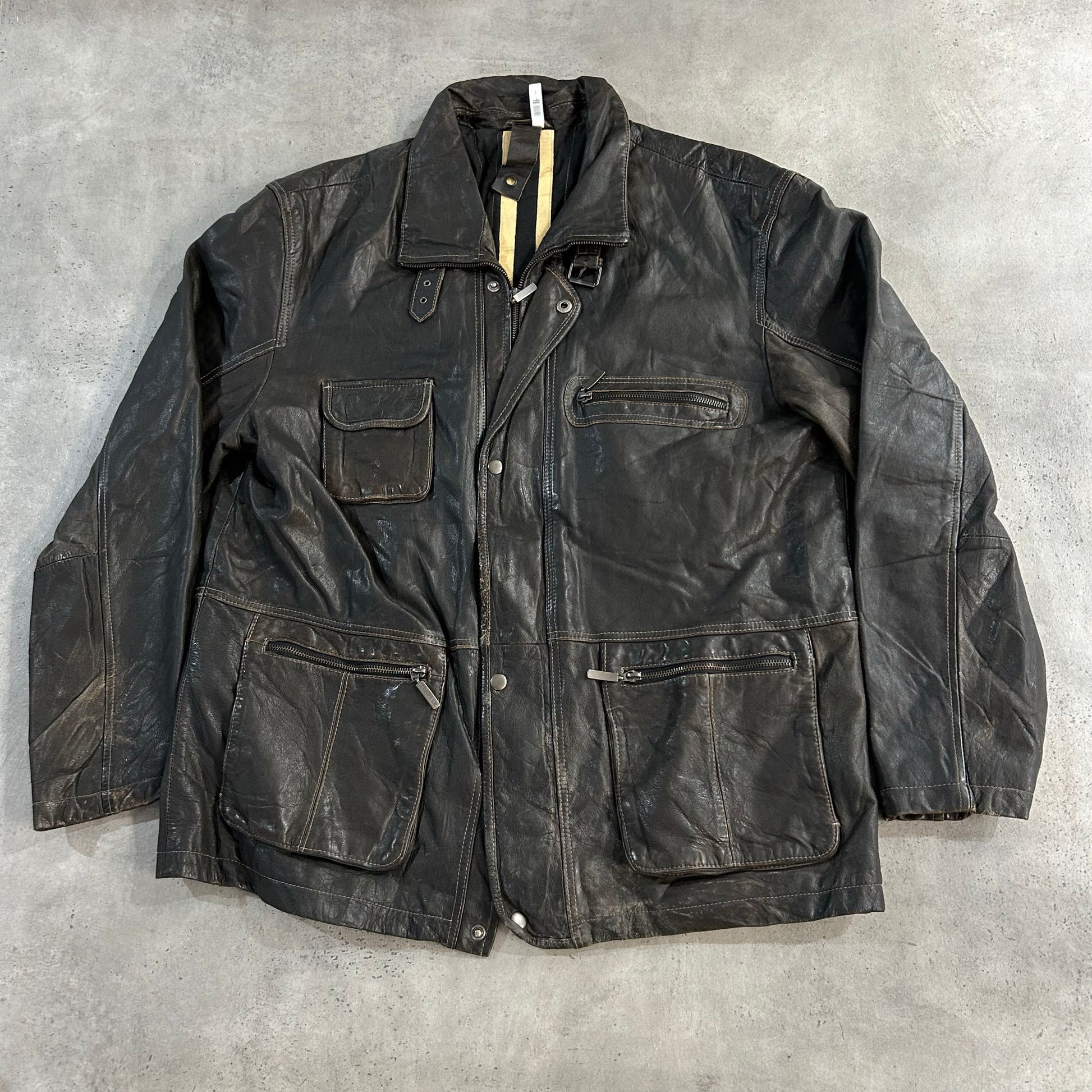 Vintage Mid-Length Leather Jackets