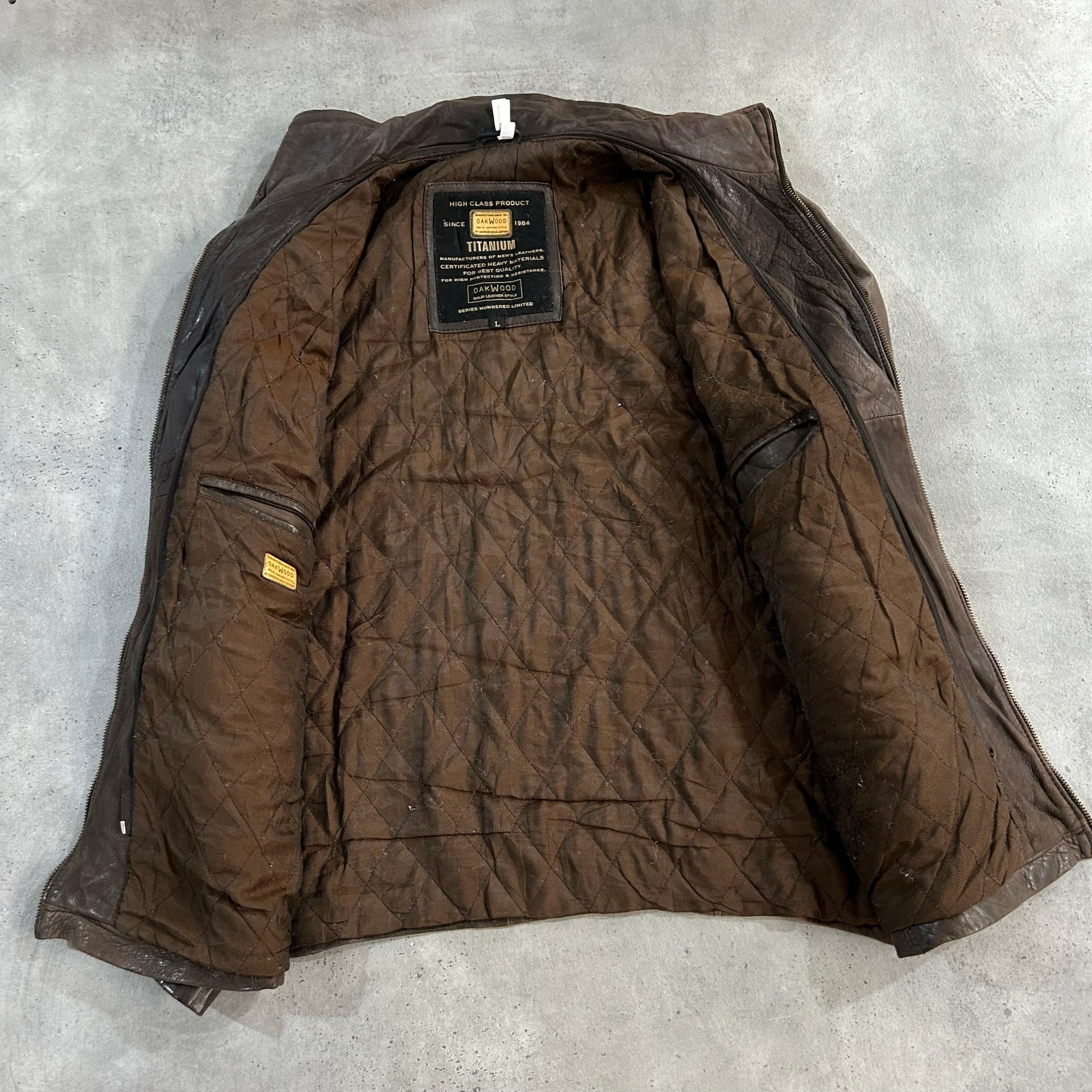Vintage Oakwood Leather Jackets
