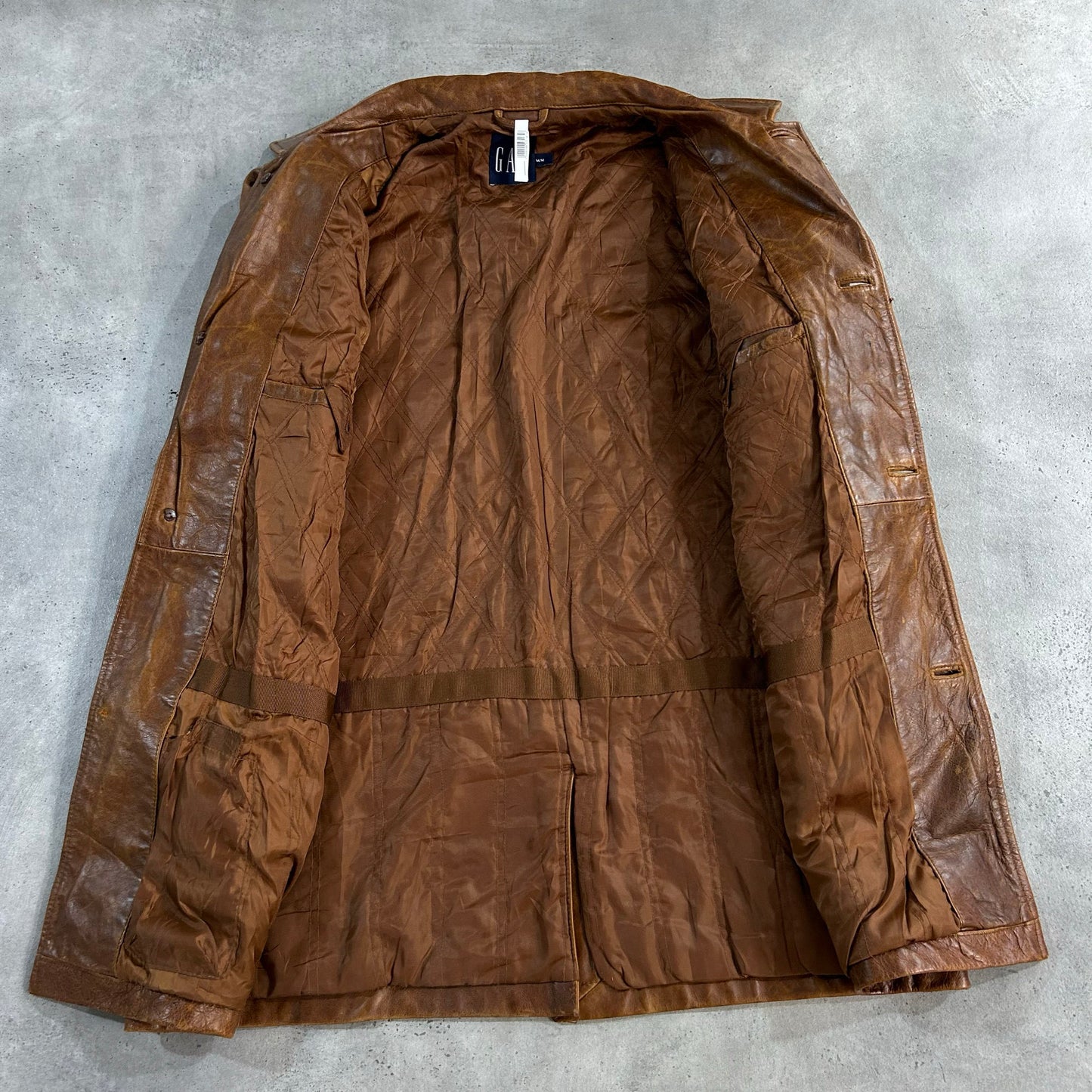 Vintage 70s-90s Gap Retro Mid-Length Leather Jackets