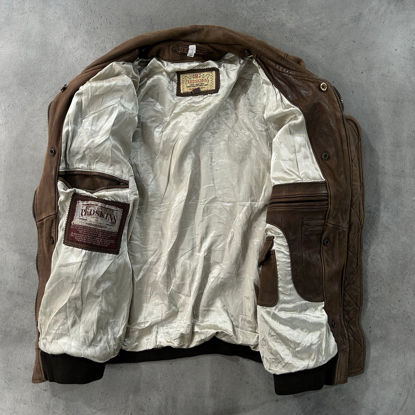 Vintage 70s-90s Redskins Retro Flight Leather Jackets