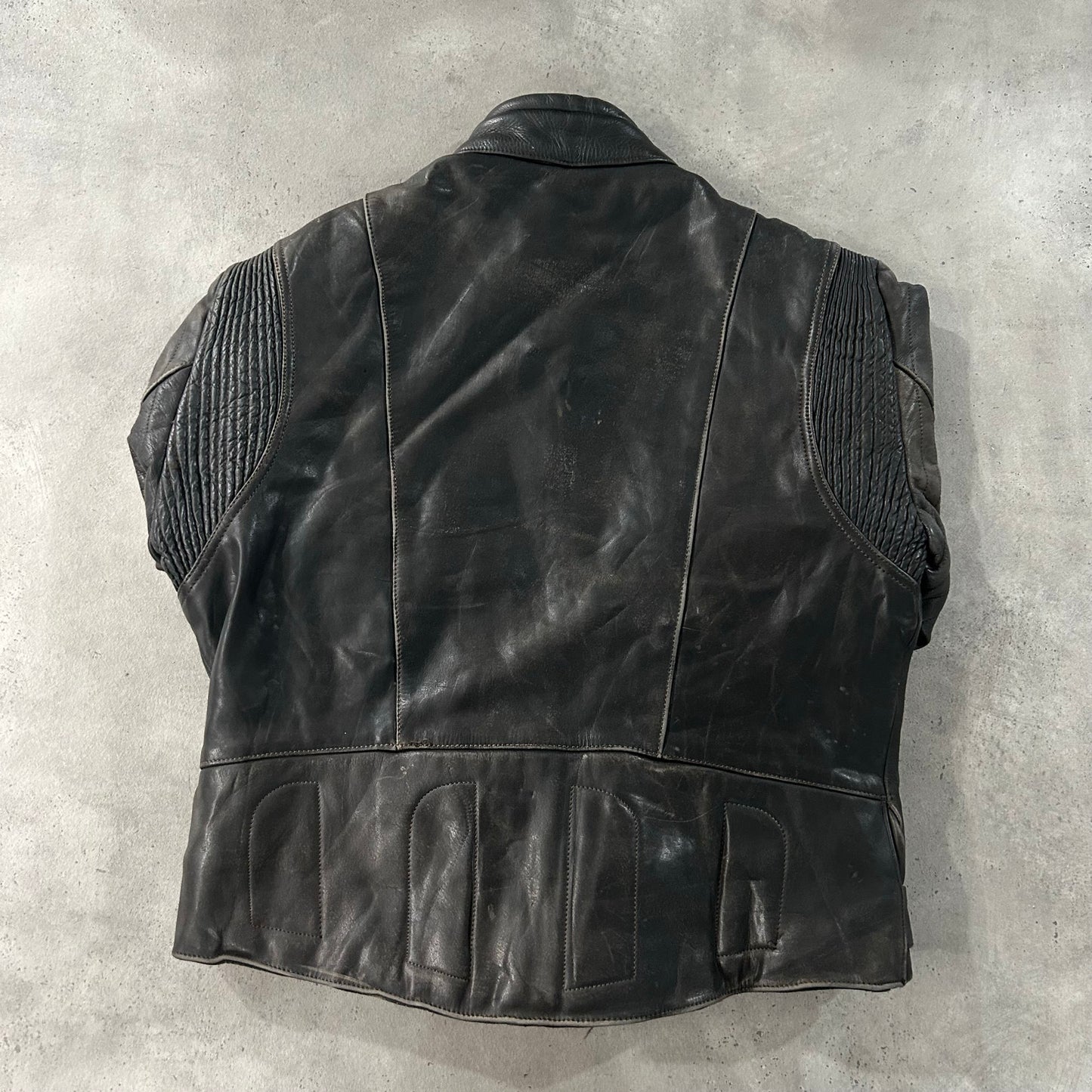 Vintage 70s-90s Germany Double Rider Leather Jackets