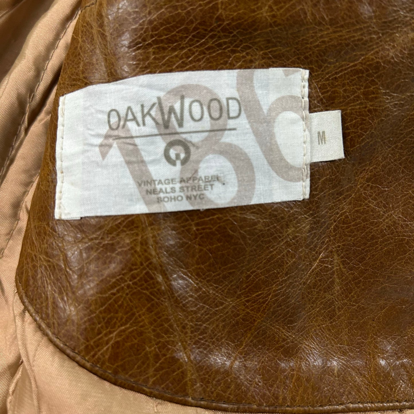 Vintage Oakwood Retro Flight Leather Jackets
