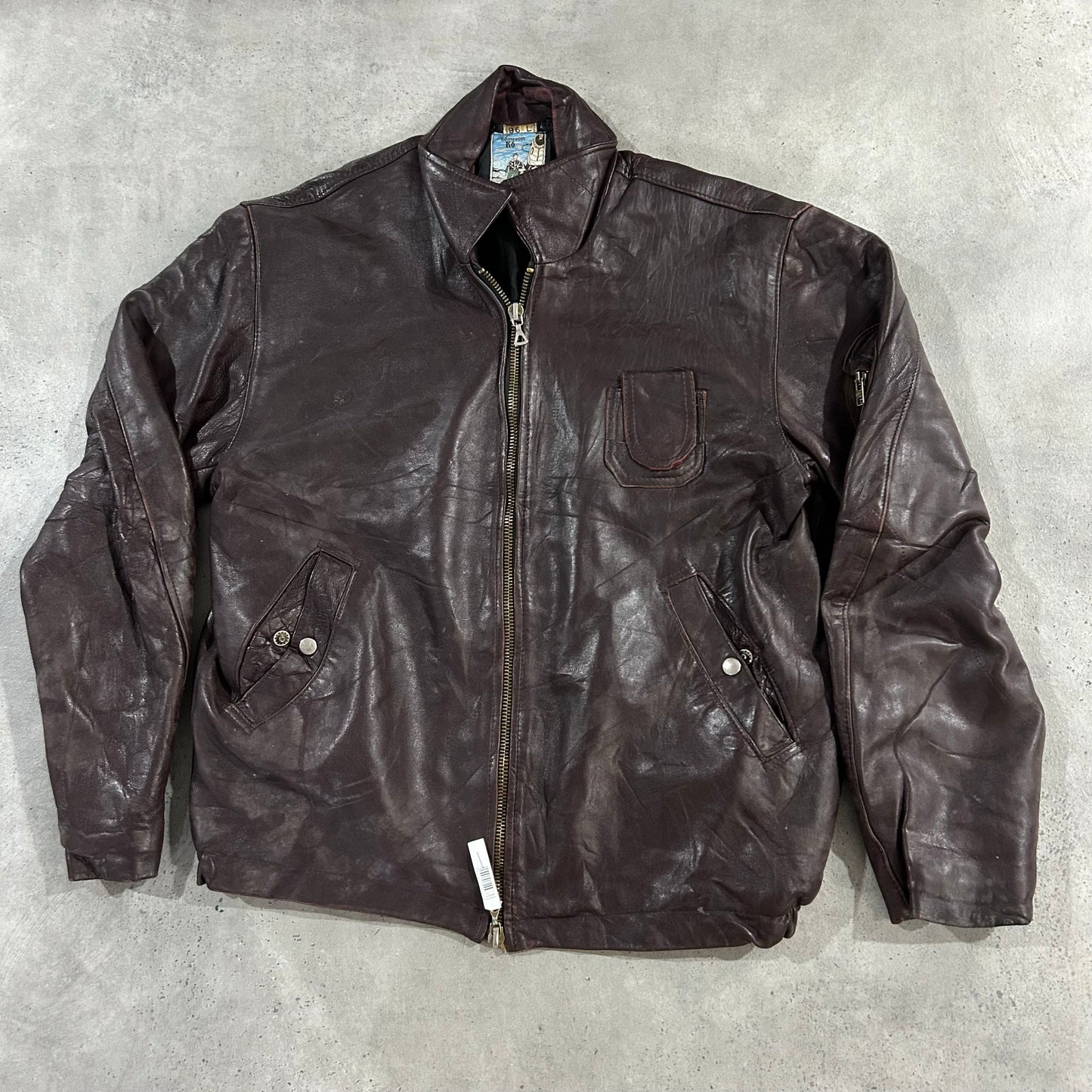 Vintage 70s-90s Chevignon Retro Flight Leather Jackets