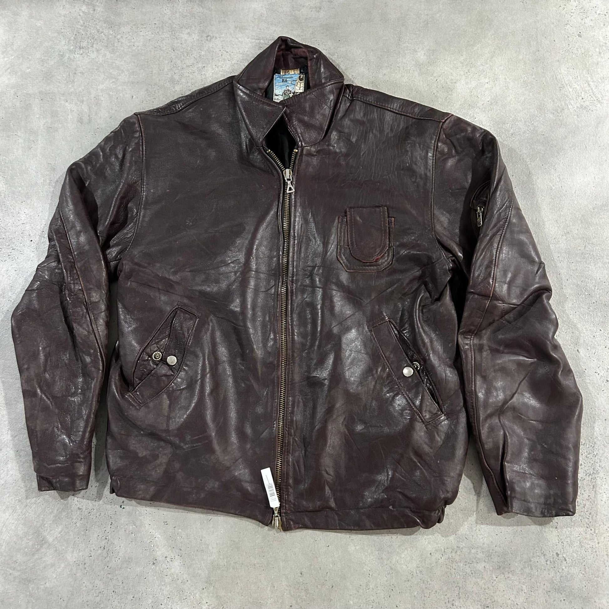 Vintage 70s-90s Chevignon Retro Flight Leather Jackets