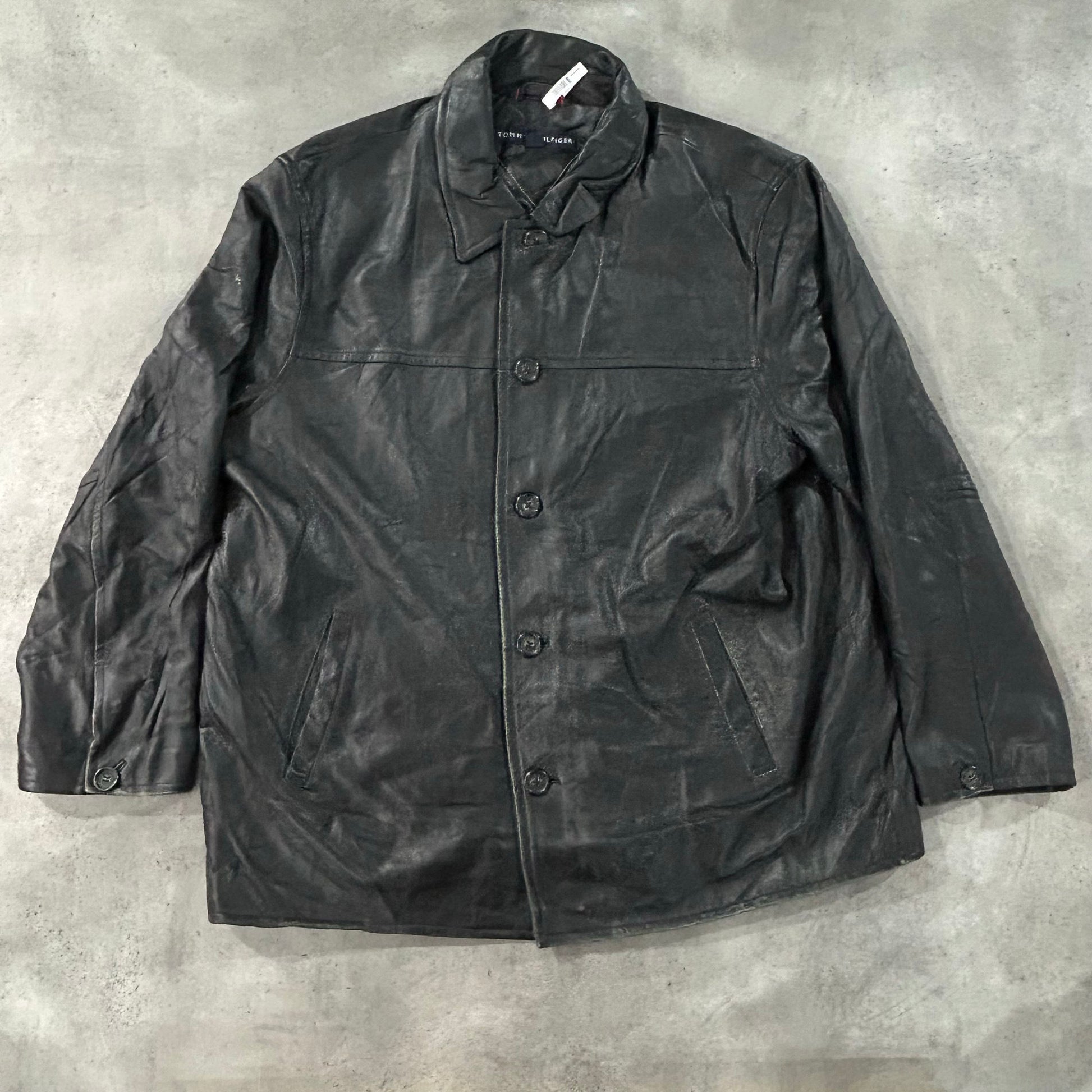Vintage 70s-90s Tommy Hilfiger Retro Mid-Length Leather Jackets