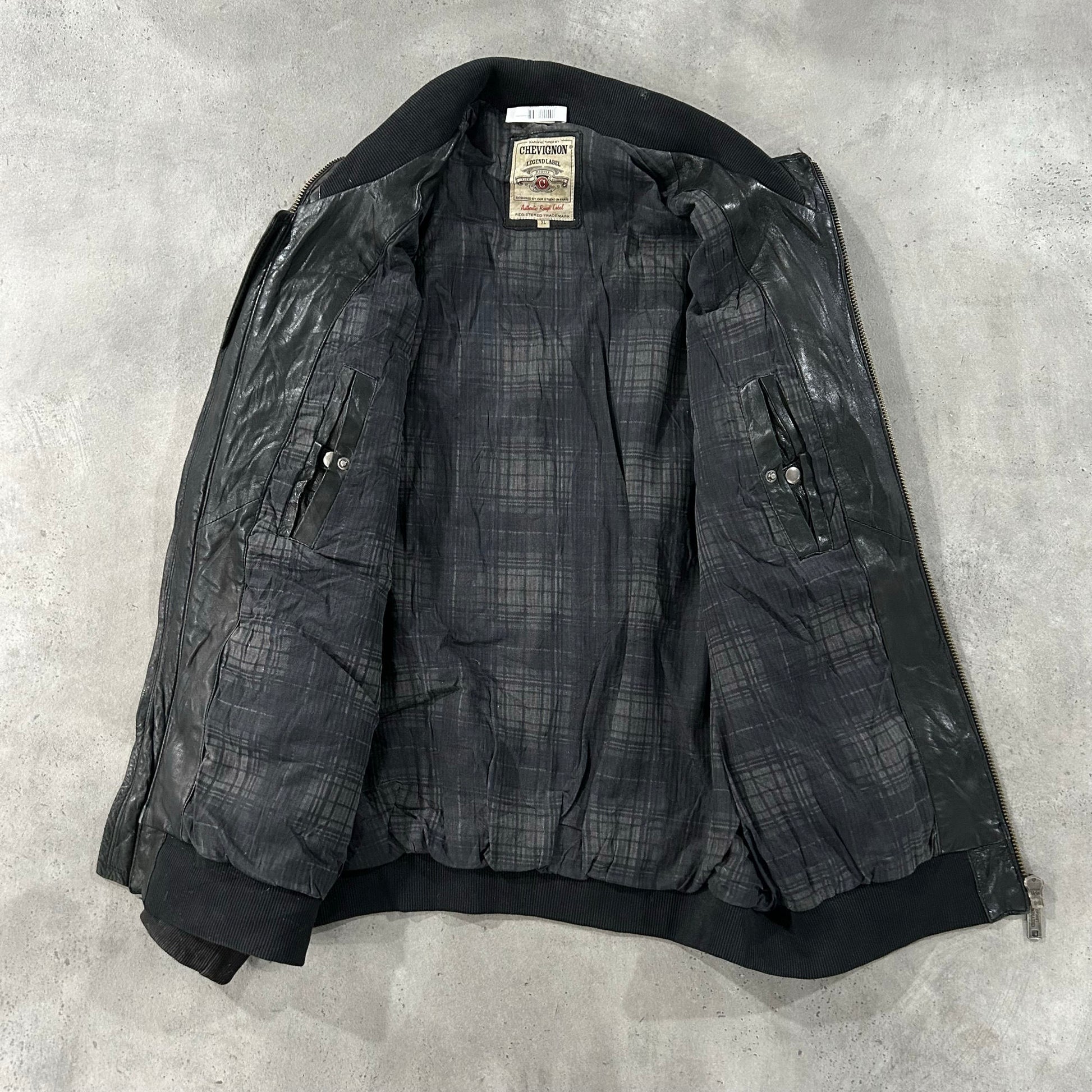 Vintage Chevignon Retro Flight Leather Jackets