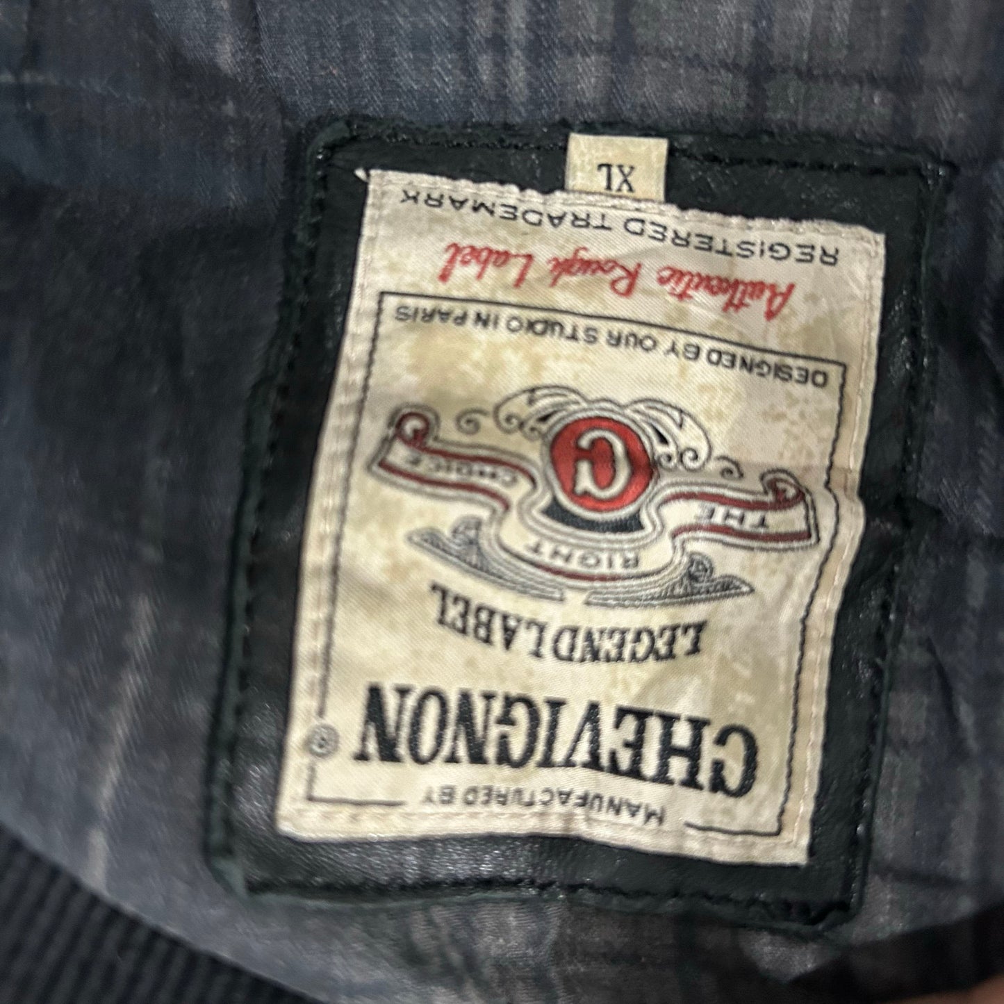 Vintage Chevignon Retro Flight Leather Jackets