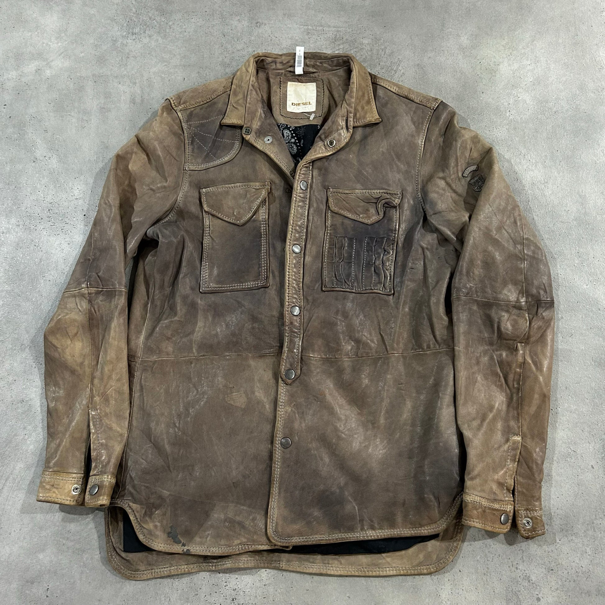 Vintage Turkey Diesel Retro Leather Jackets