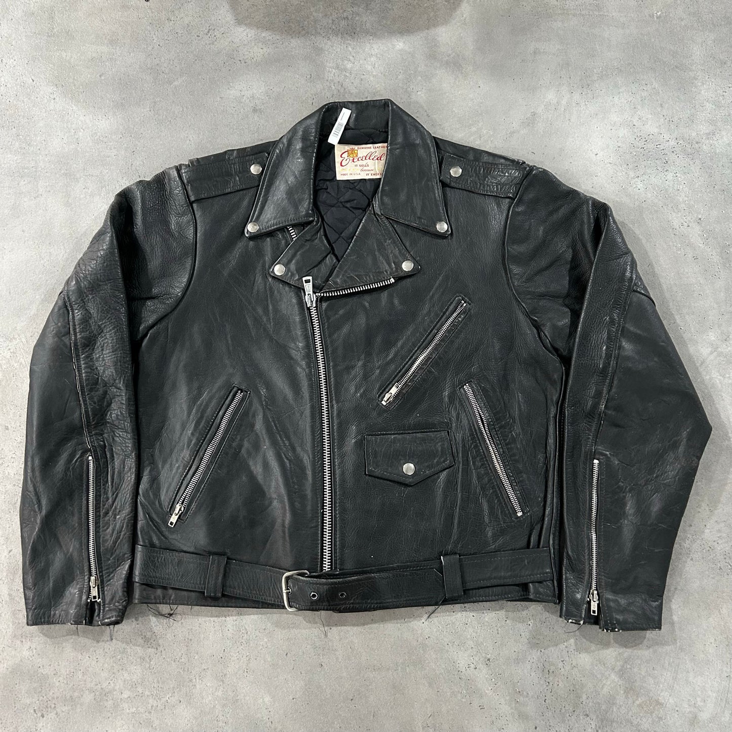 Vintage 70s-90s USA Retro Double Rider Leather Jackets