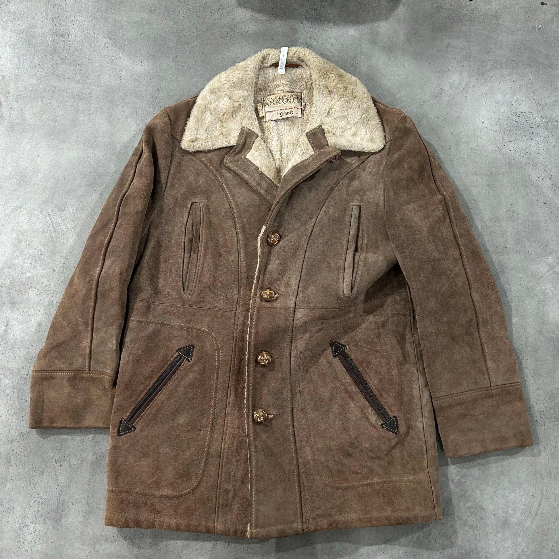 Vintage 70s-90s USA Schott Workwear Mid-Length Leather Jackets