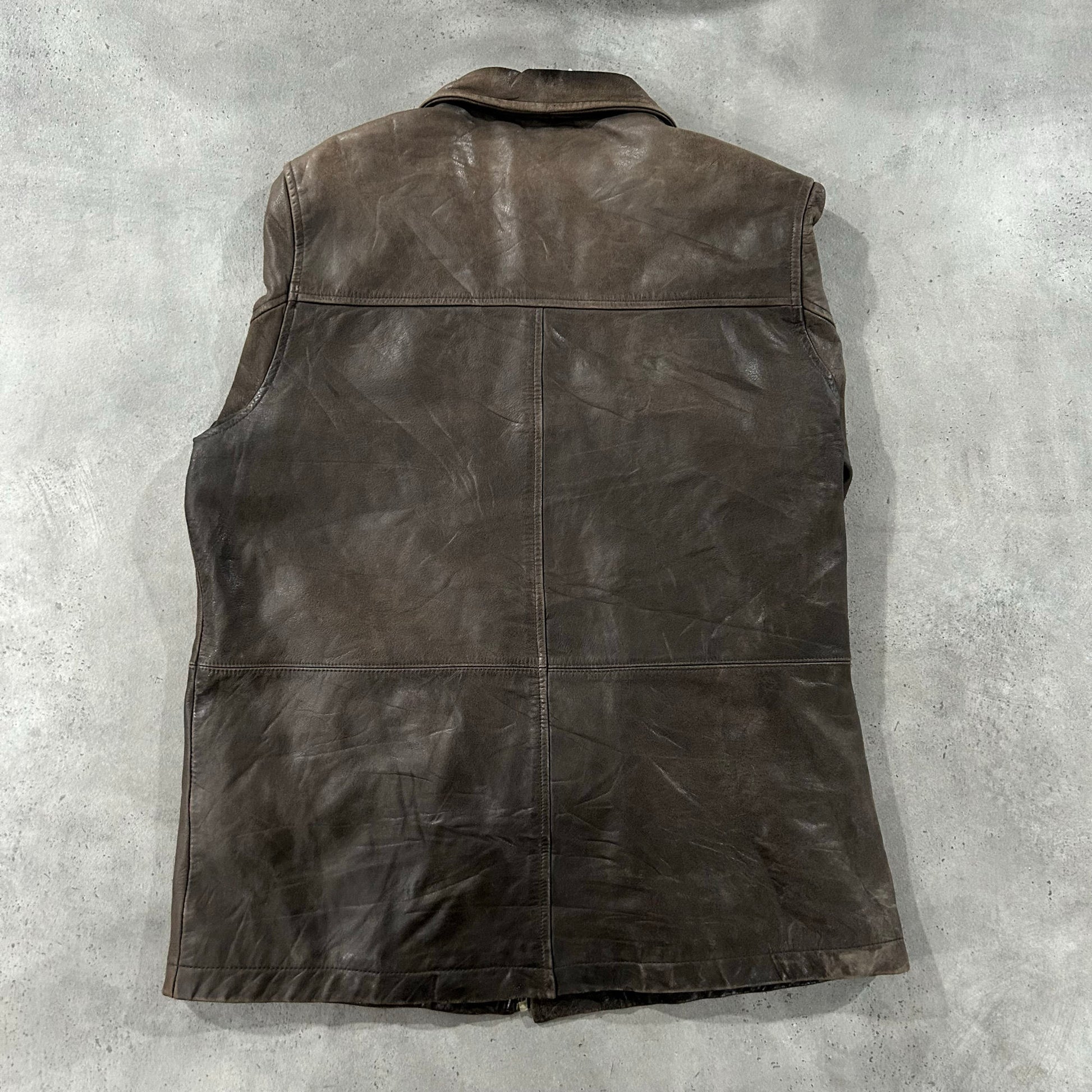 Vintage Retro Mid-Length Leather Jackets