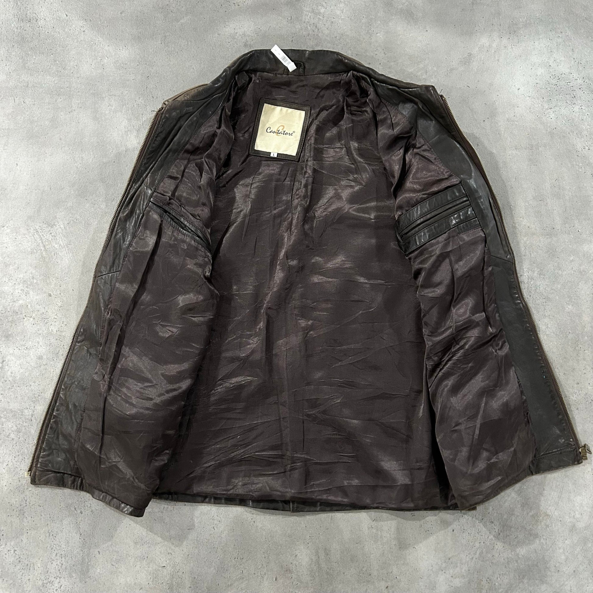 Vintage Retro Mid-Length Leather Jackets