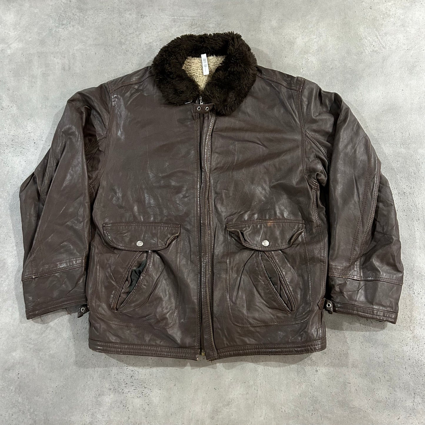 Vintage 70s-90s South Korea Retro Flight Leather Jackets