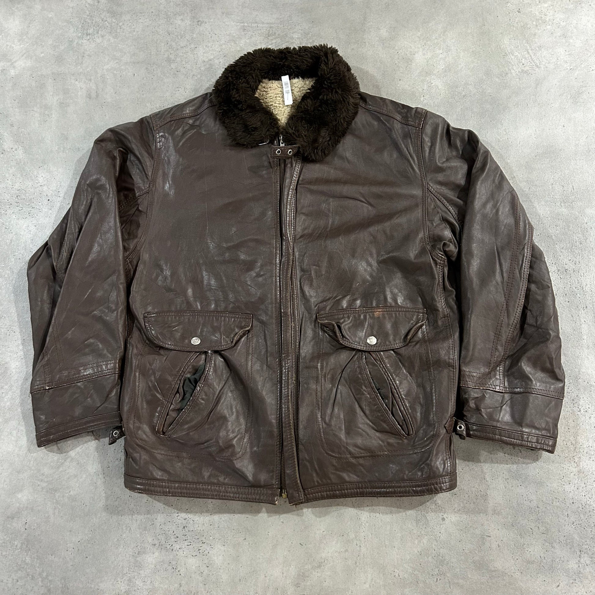 Vintage 70s-90s South Korea Retro Flight Leather Jackets
