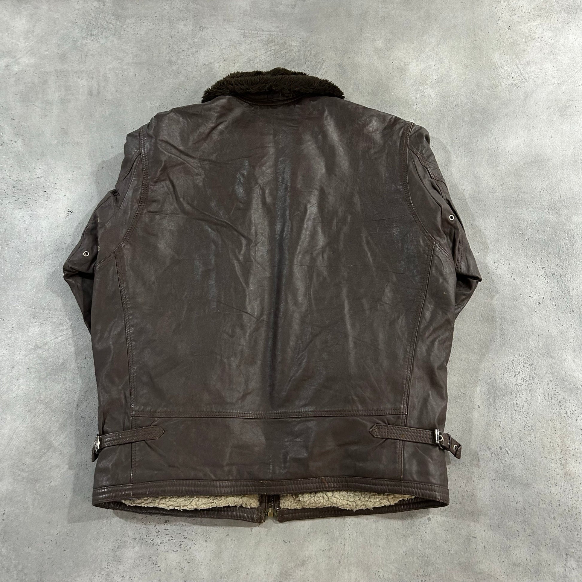 Vintage 70s-90s South Korea Retro Flight Leather Jackets