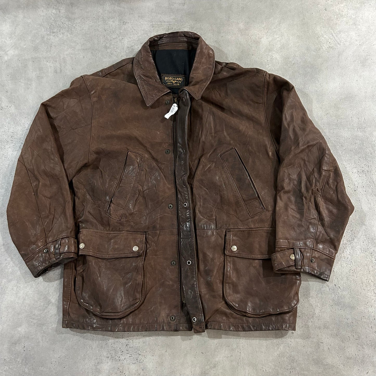 Vintage Retro Mid-Length Leather Jackets