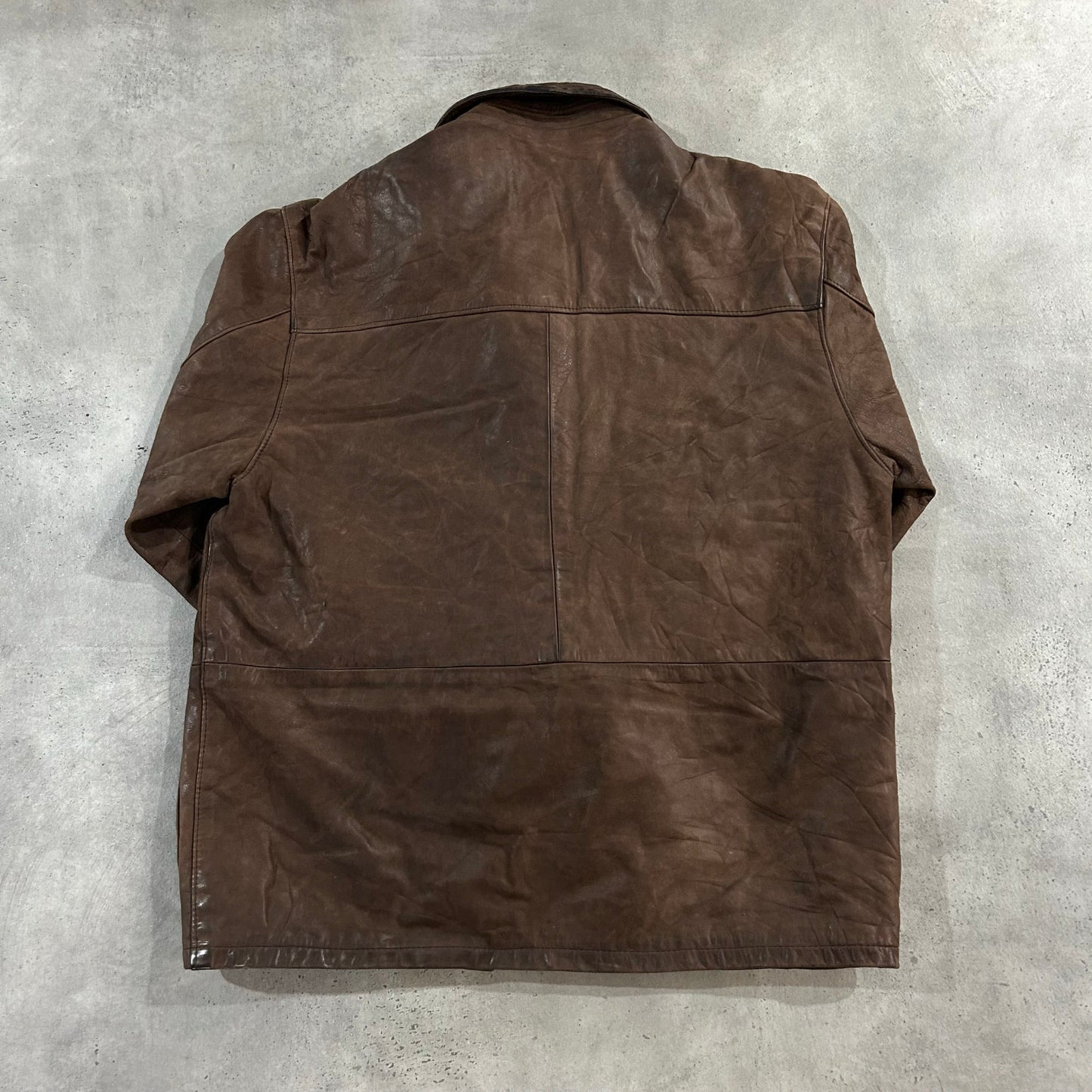 Vintage Retro Mid-Length Leather Jackets