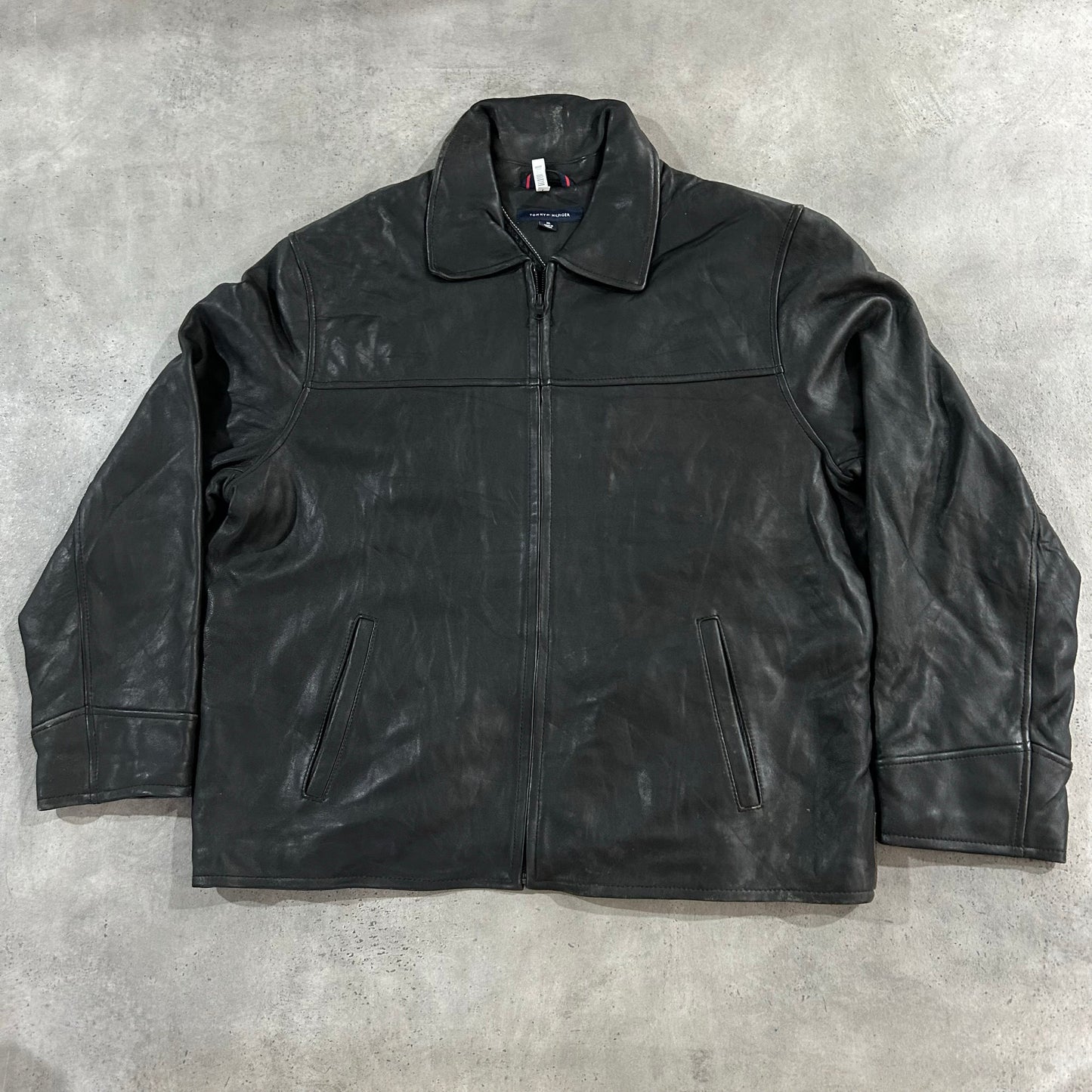 Vintage Tommy Hilfiger Retro Leather Jackets