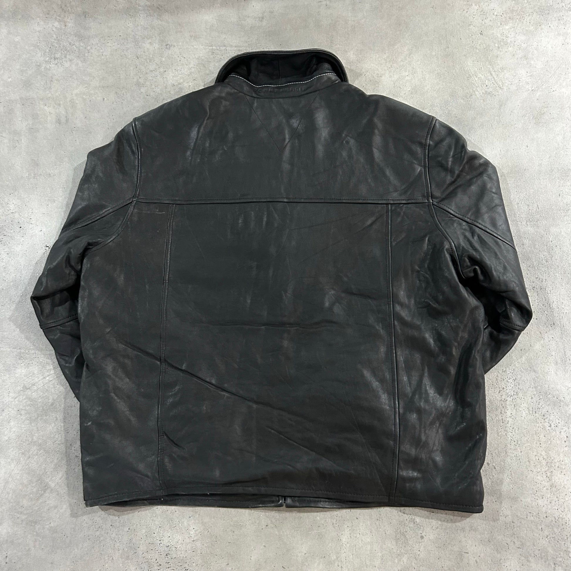 Vintage Tommy Hilfiger Retro Leather Jackets