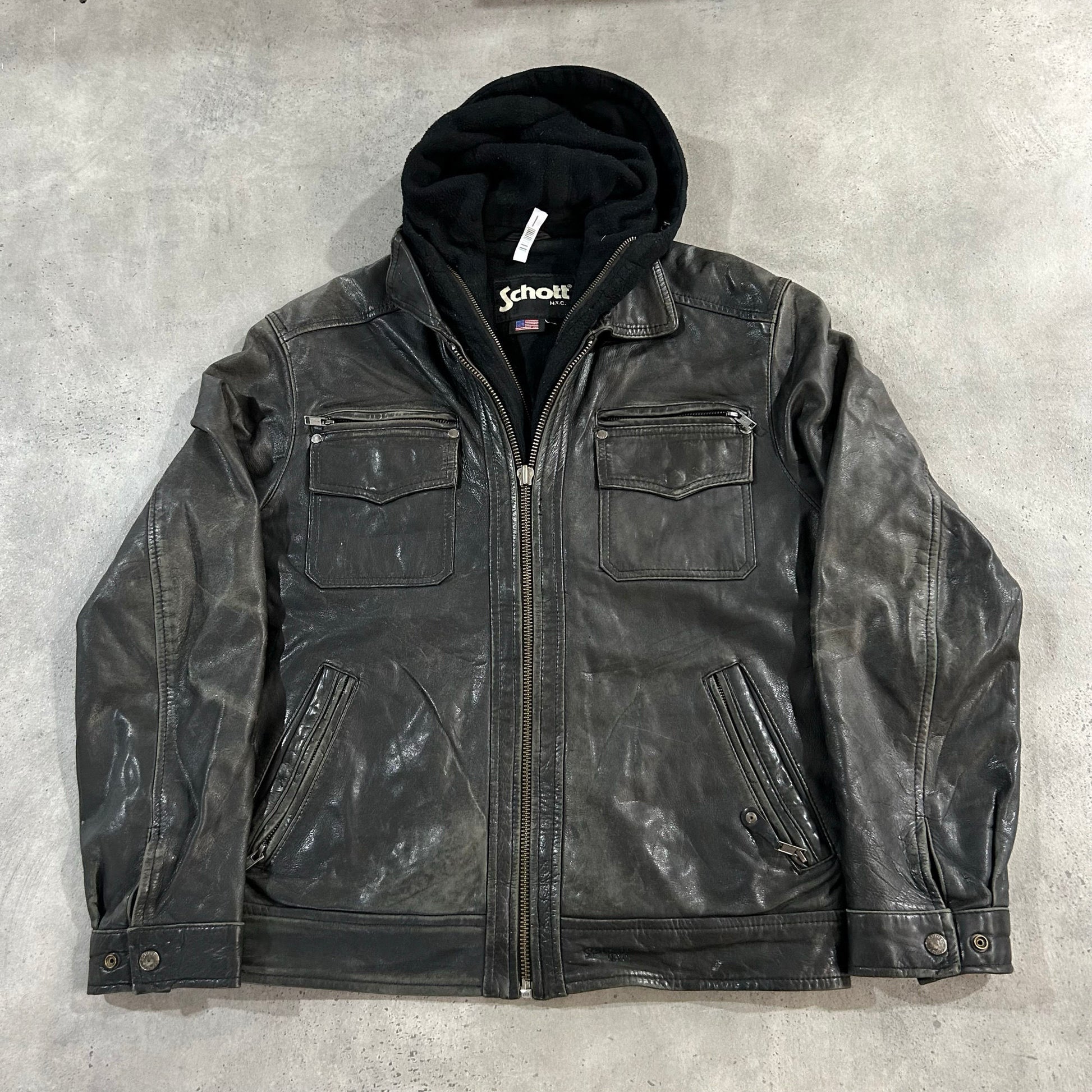 Vintage USA Schott Retro Leather Jackets