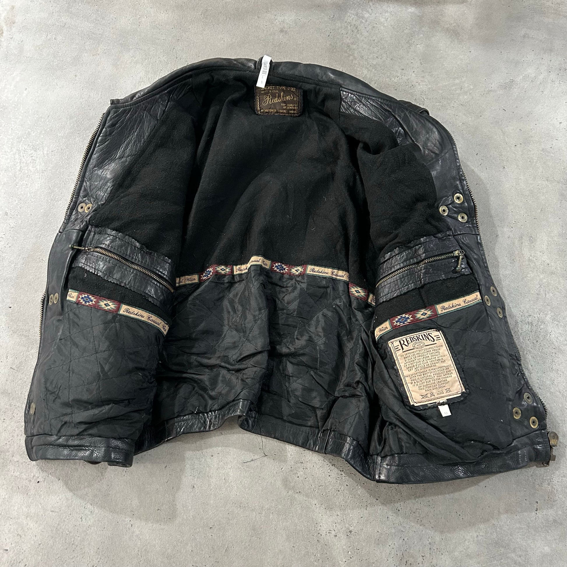 Vintage 70s-90s Redskins Retro Leather Jackets