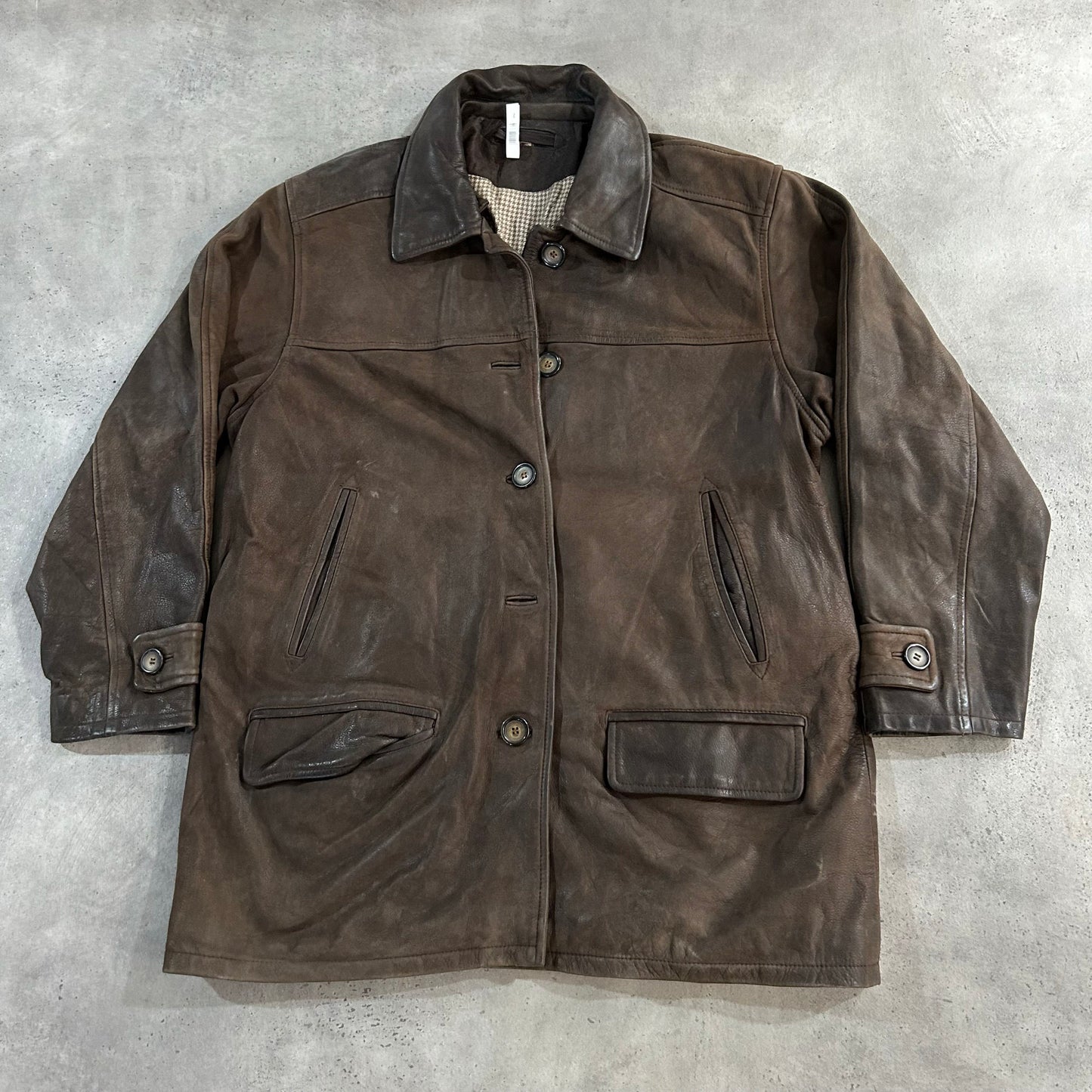 Vintage Timberland Workwear Mid-Length Leather Jackets
