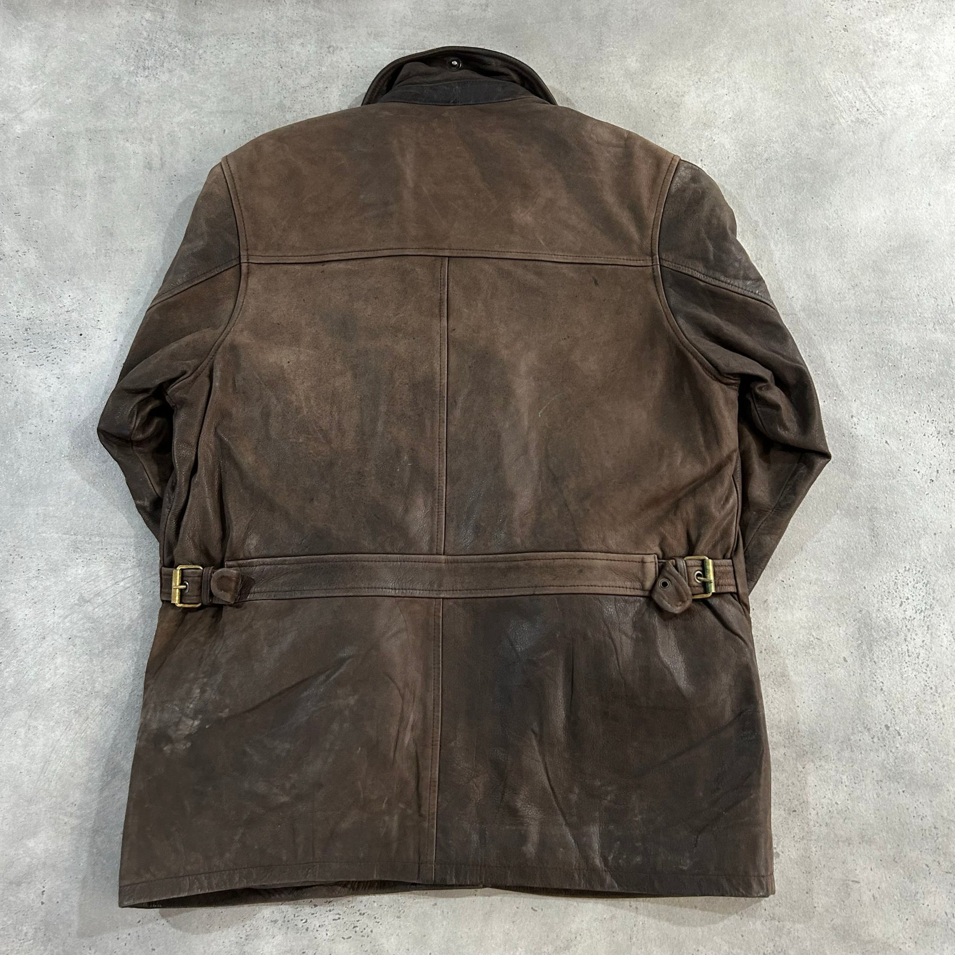 Vintage Timberland Workwear Mid-Length Leather Jackets