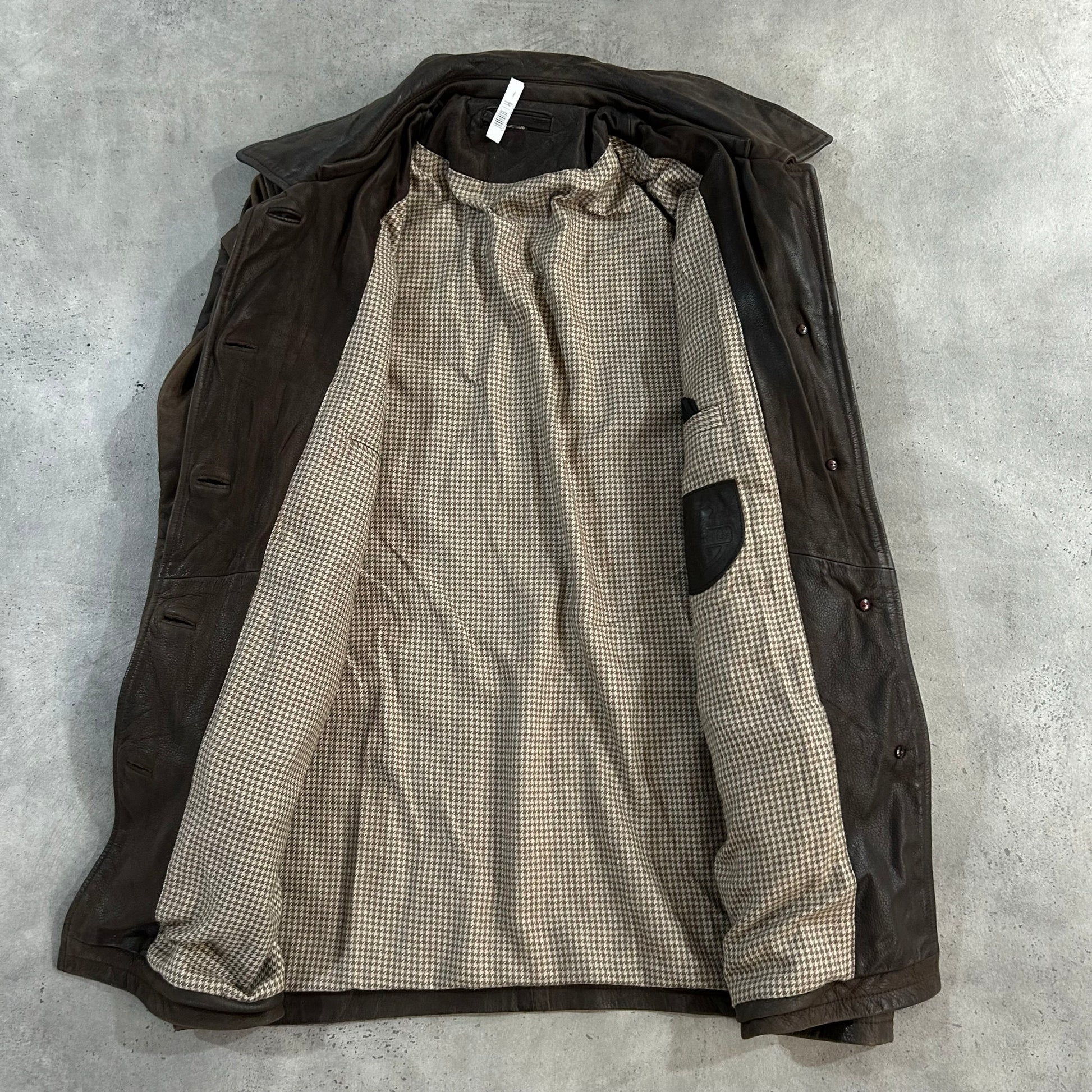 Vintage Timberland Workwear Mid-Length Leather Jackets