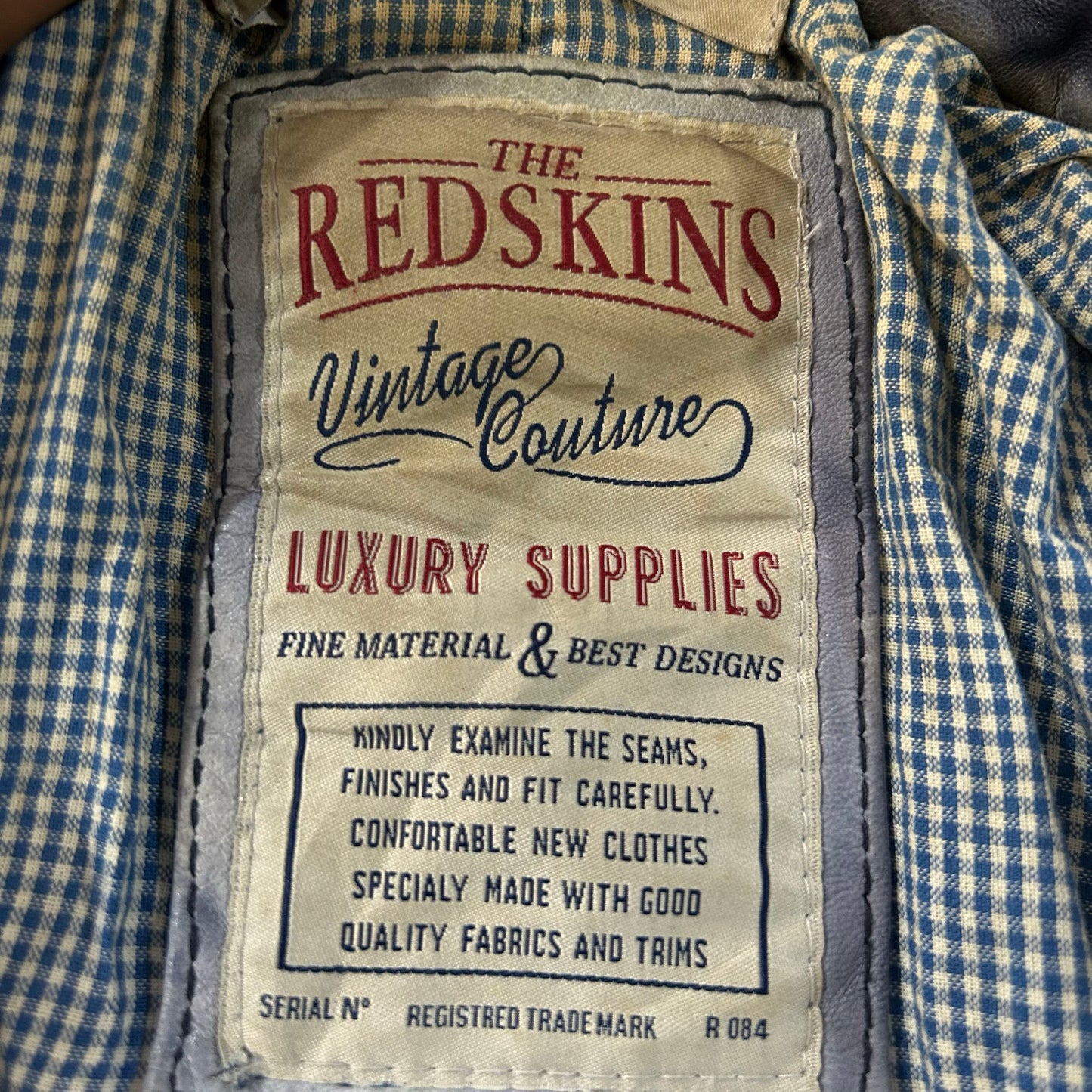 Vintage Redskins Retro Leather Jackets