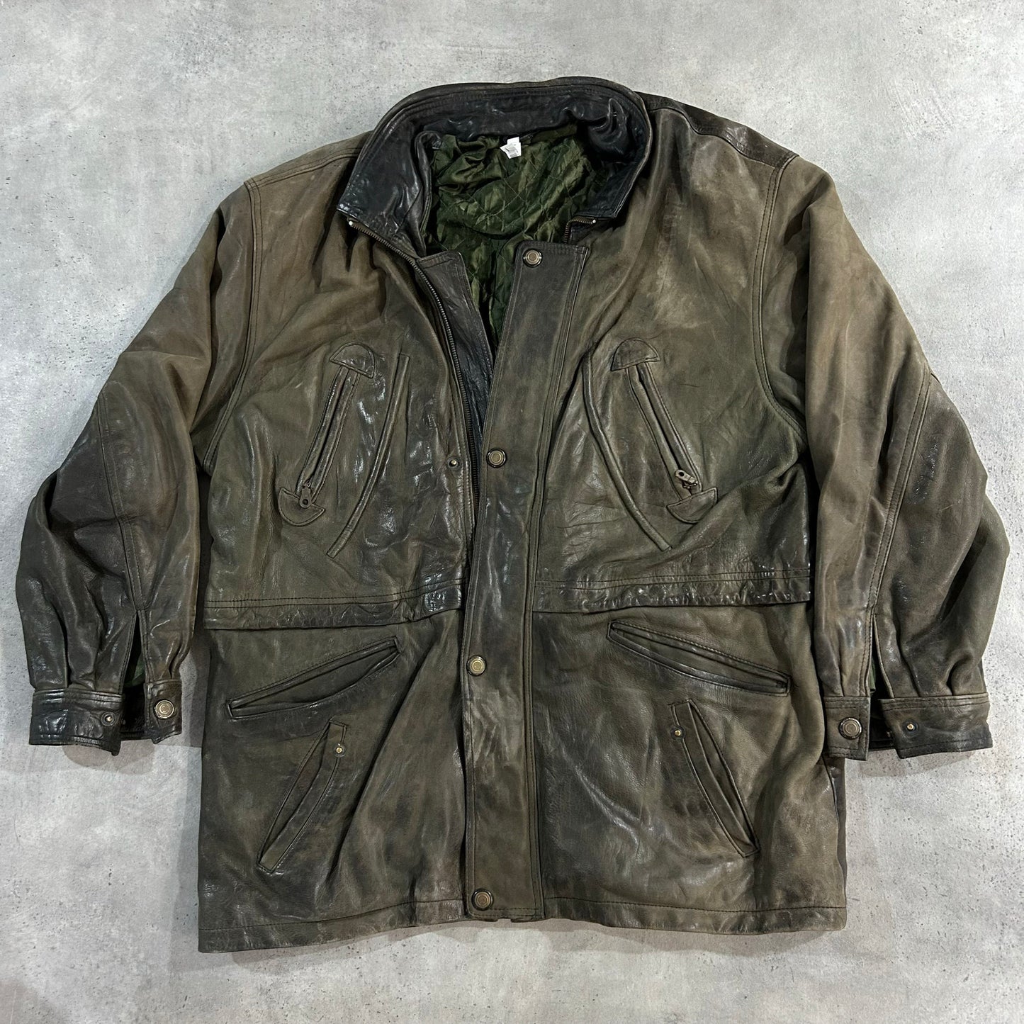 Vintage 70s-90s Retro Mid-Length Leather Jackets