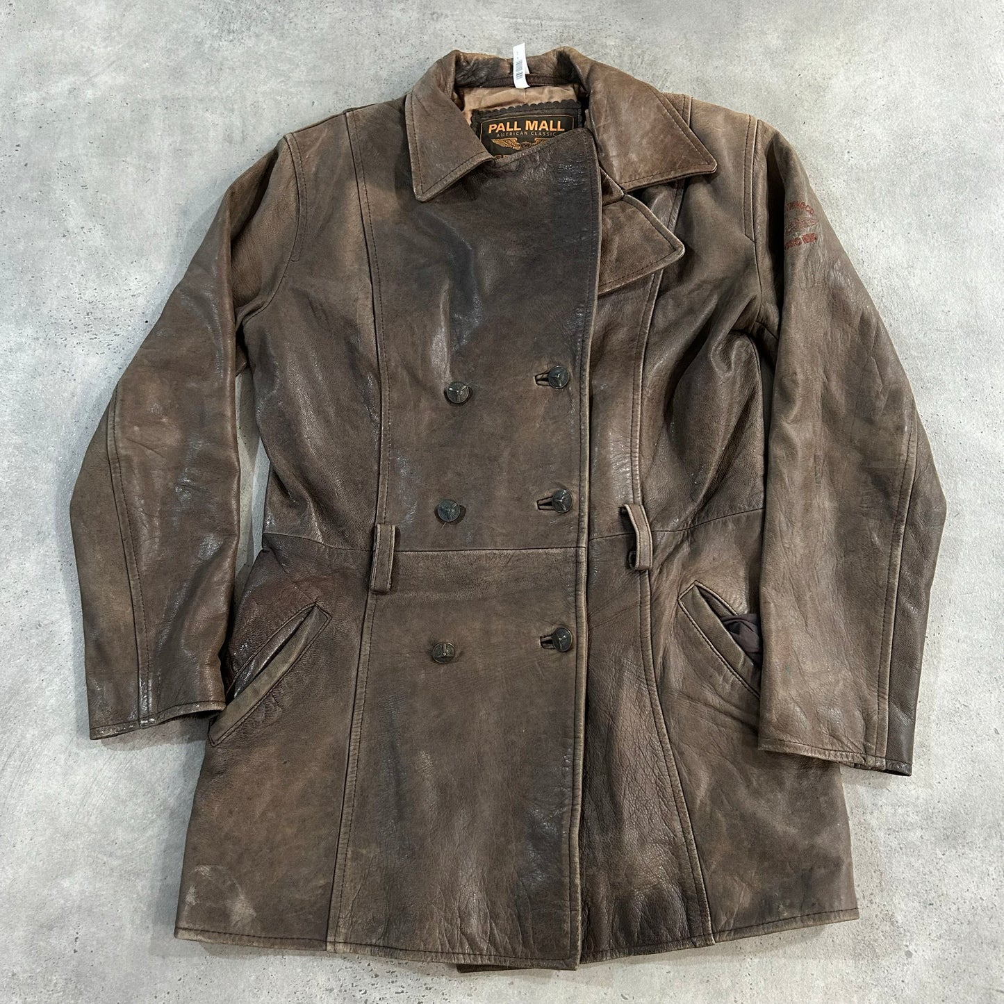 Vintage Retro Mid-Length Leather Jackets